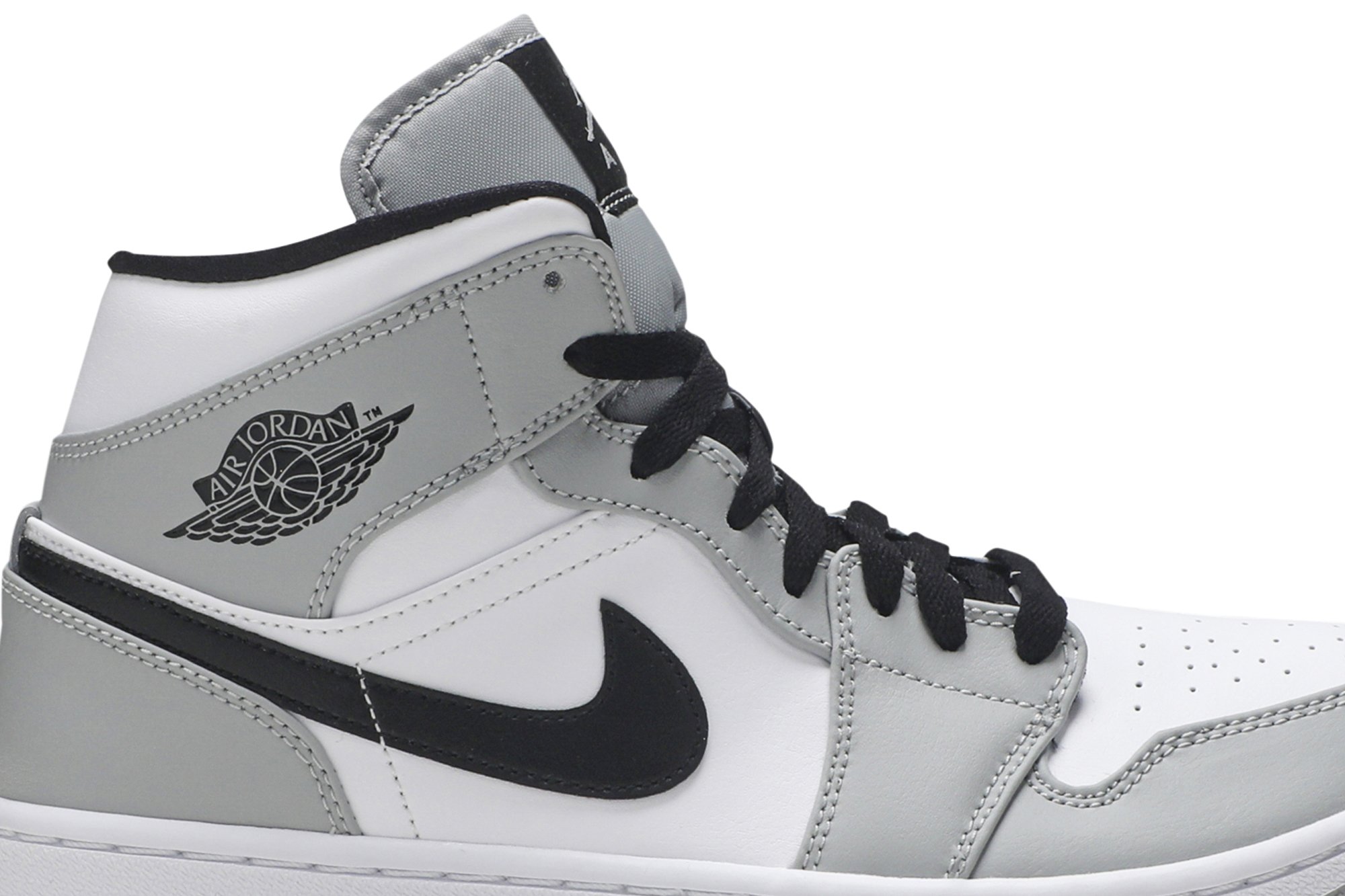 Air Jordan 1 Mid Smoke Gris Suisse
