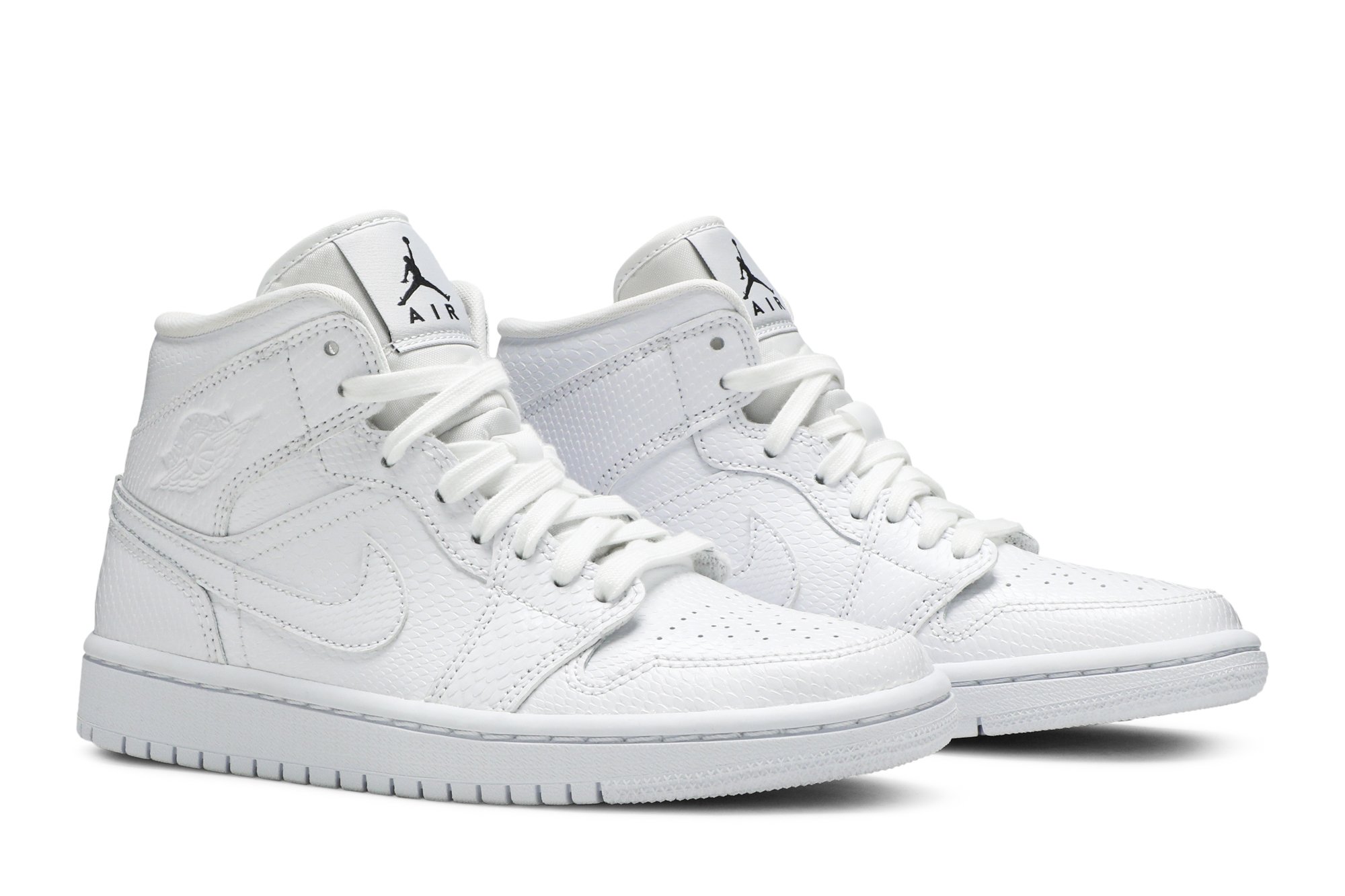 Wmns Air Jordan 1 Mid Blanc Peau De Serpent Suisse