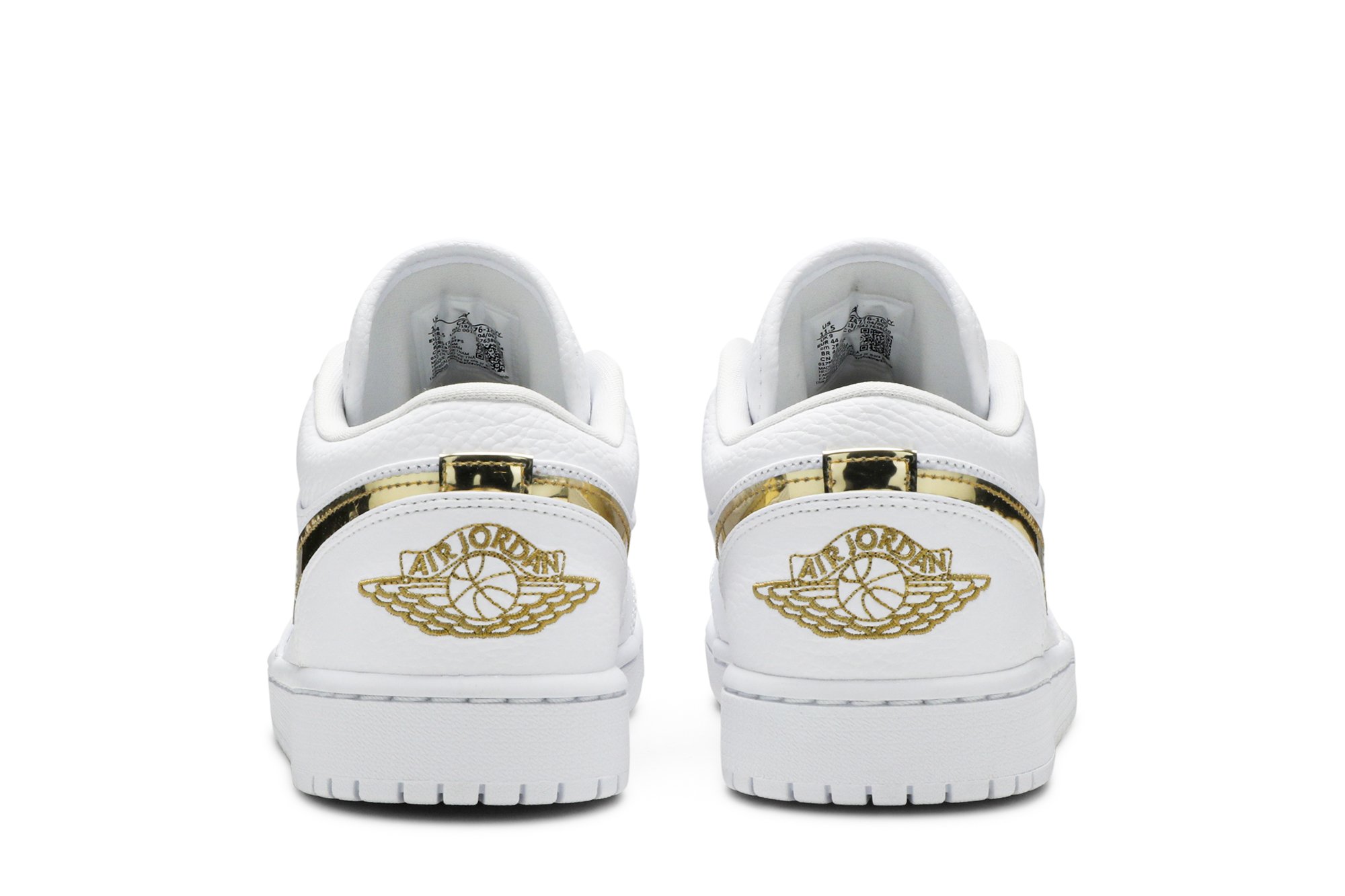 Wmns Air Jordan 1 Retro Low Blanc Métallique Or Suisse