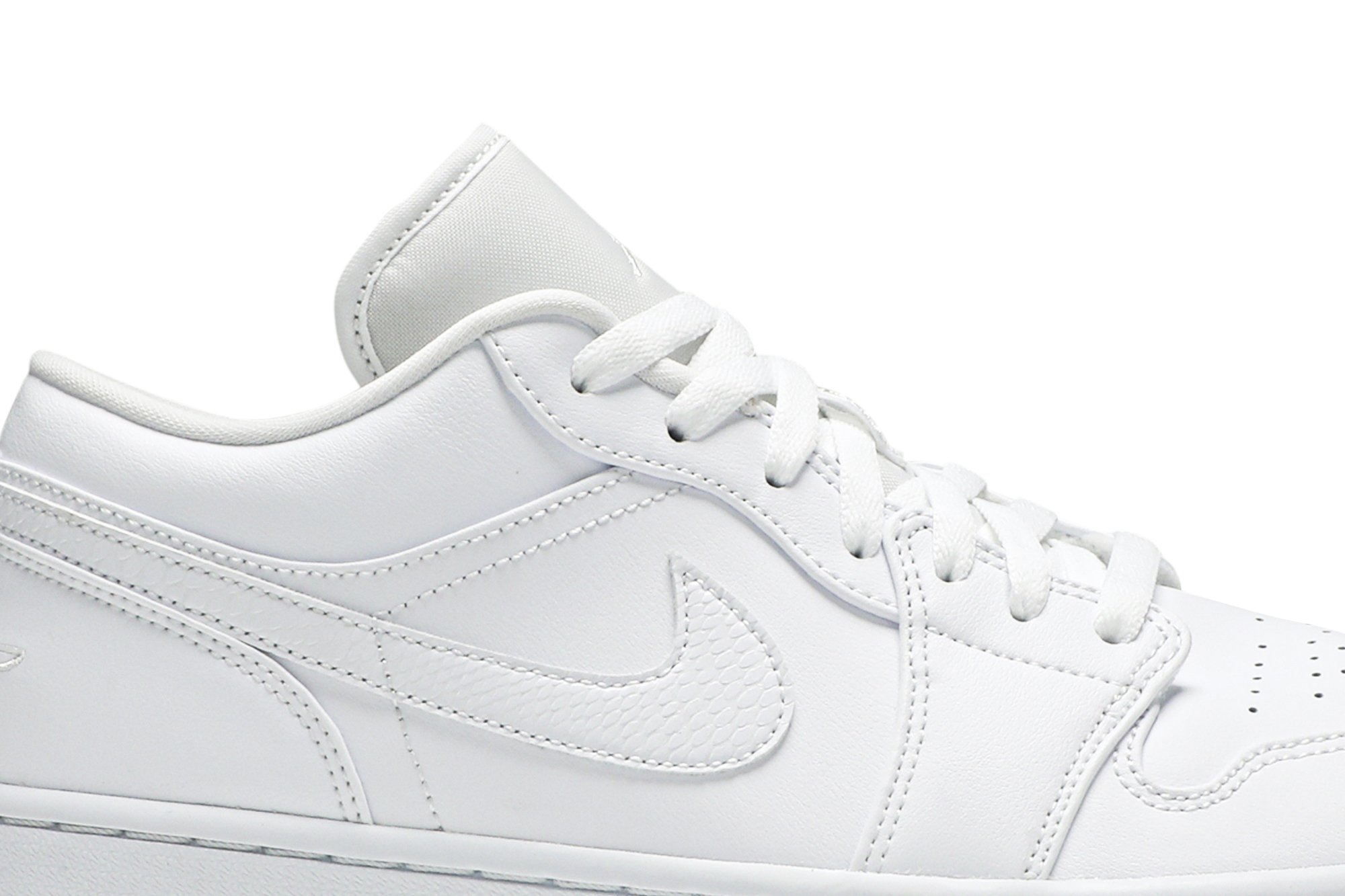Wmns Air Jordan 1 Low Triple Blanc Suisse
