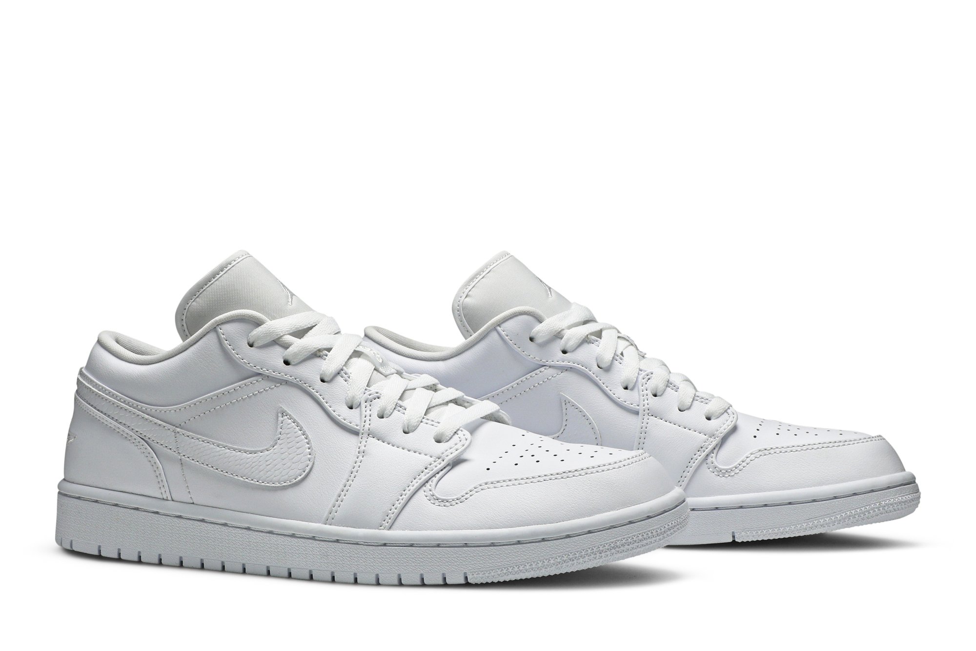 Wmns Air Jordan 1 Low Triple Blanc Suisse