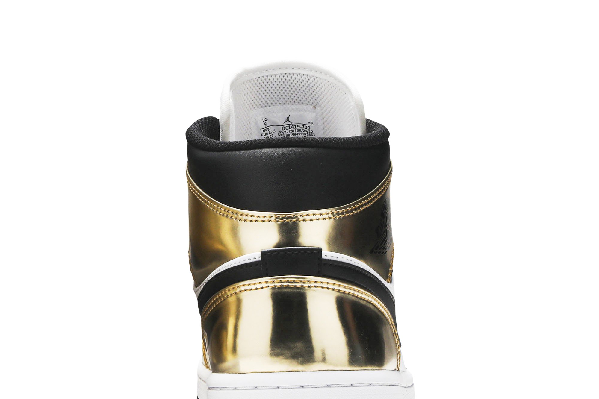 Air Jordan 1 Mid Se Métallique Or Suisse