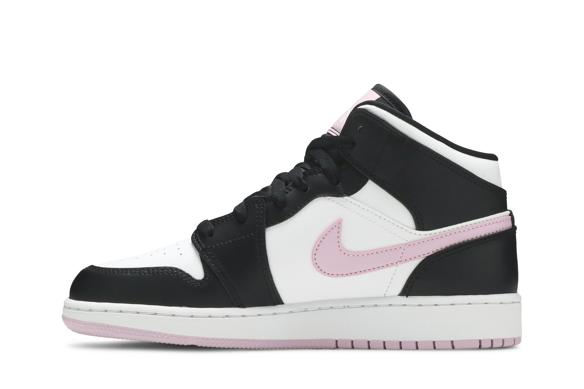Air Jordan 1 Mid Gs Blanc Lumière Arctique Rose Suisse