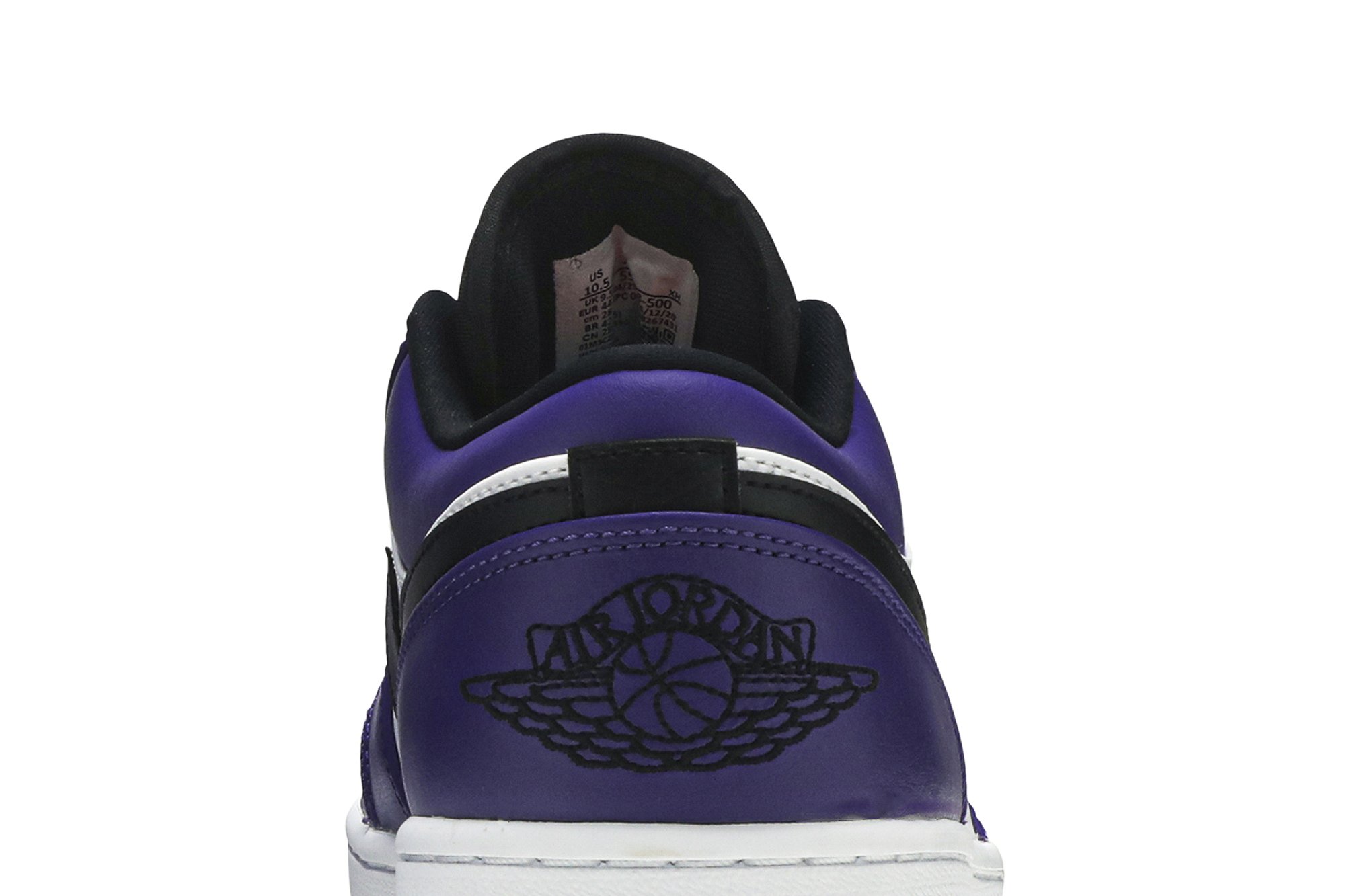 Air Jordan 1 Low Court Violet Suisse