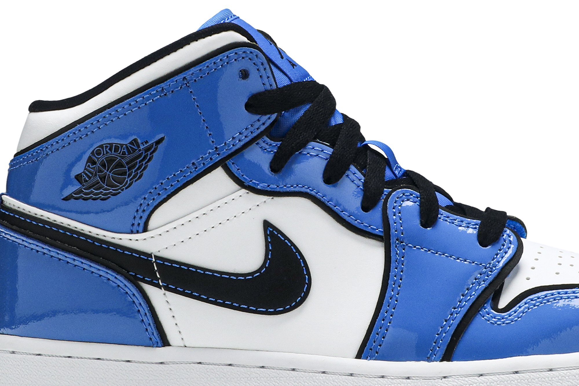Air Jordan 1 Mid Se Gs Signal Bleu Suisse