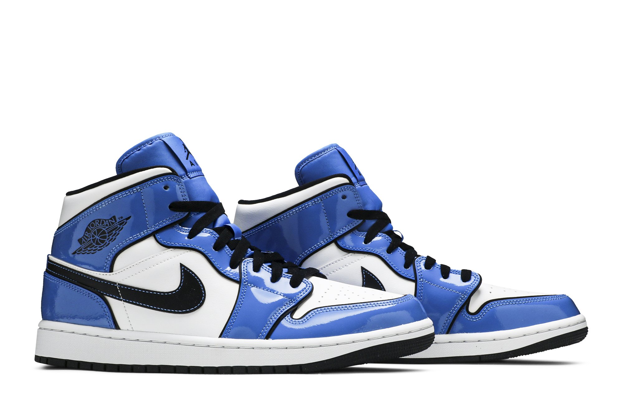 Air Jordan 1 Mid Se Signal Blue Suisse