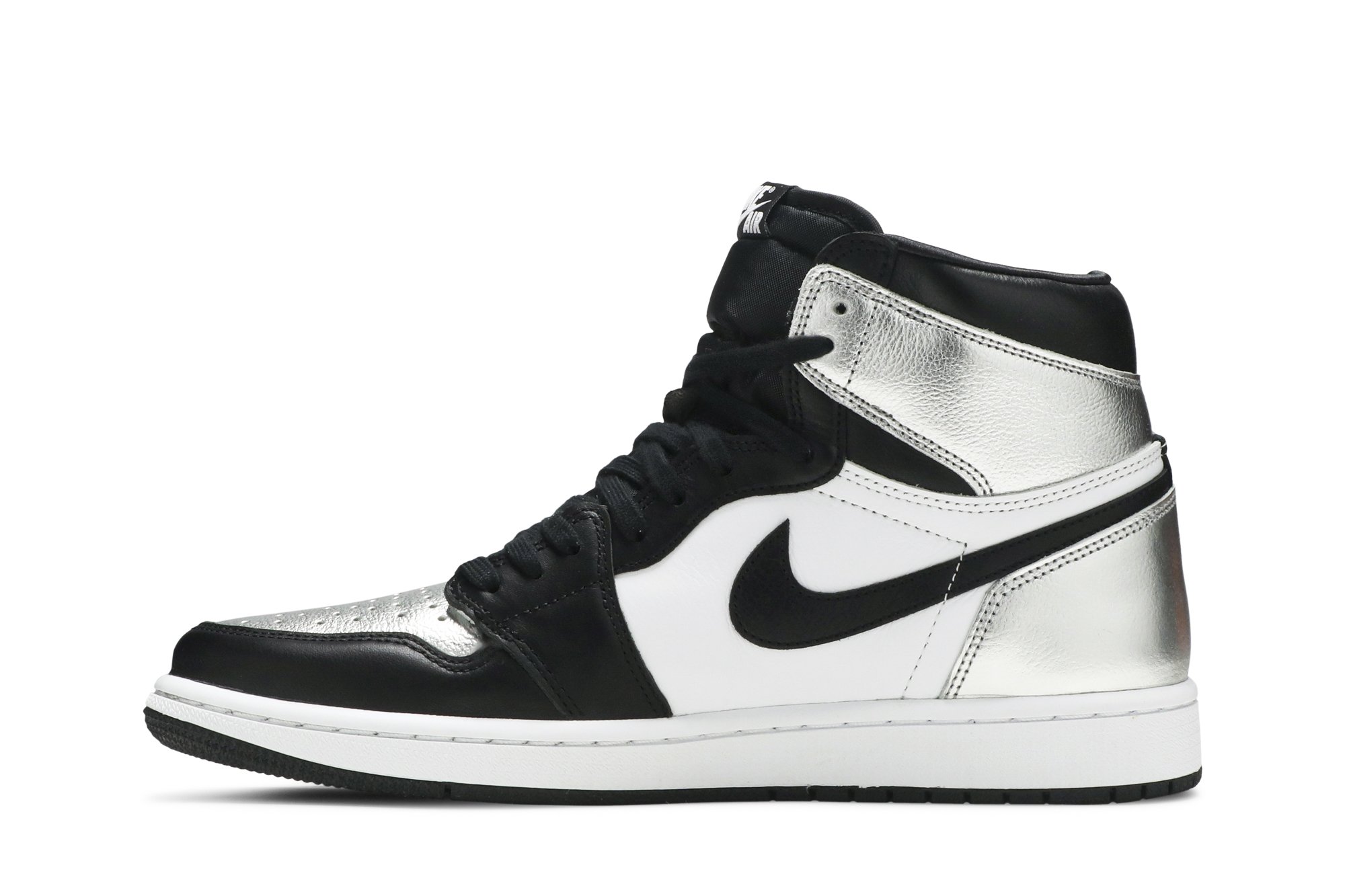Wmns Air Jordan 1 Retro High Og Silver Toe Suisse