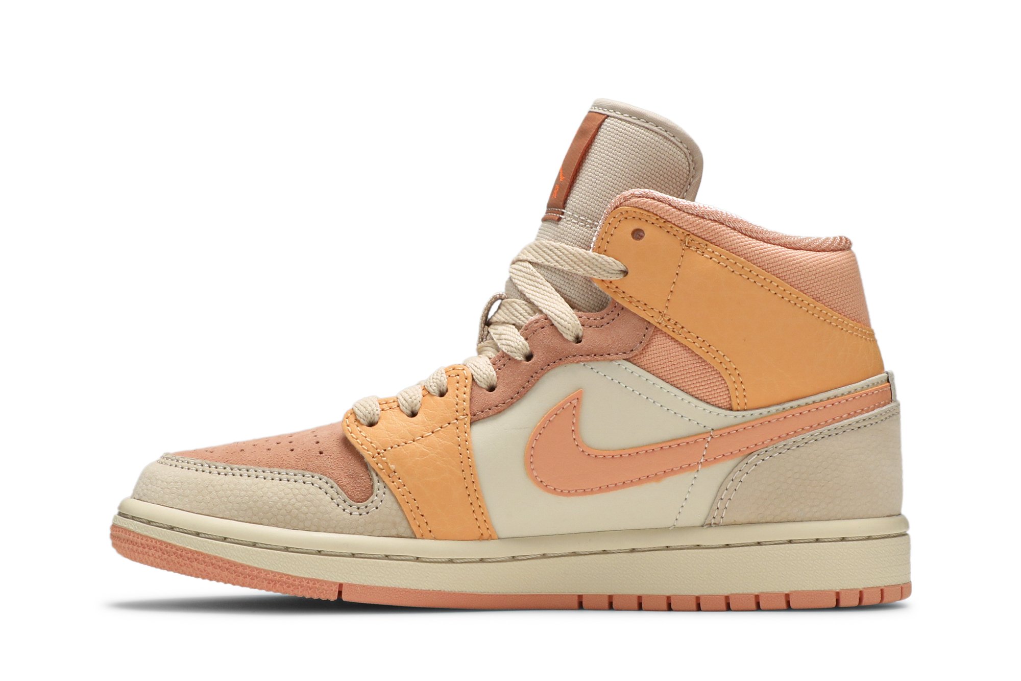 Wmns Air Jordan 1 Mid Apricot Suisse