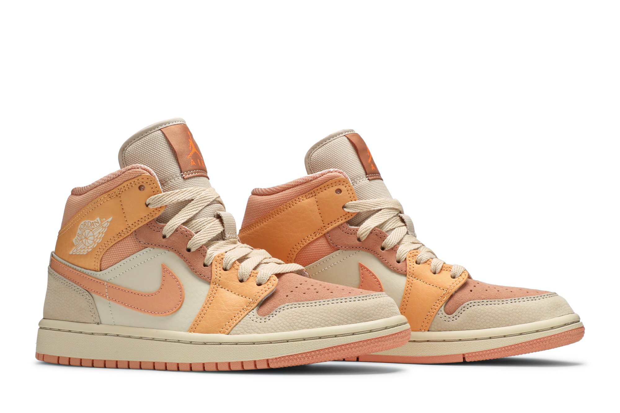 Wmns Air Jordan 1 Mid Apricot Suisse