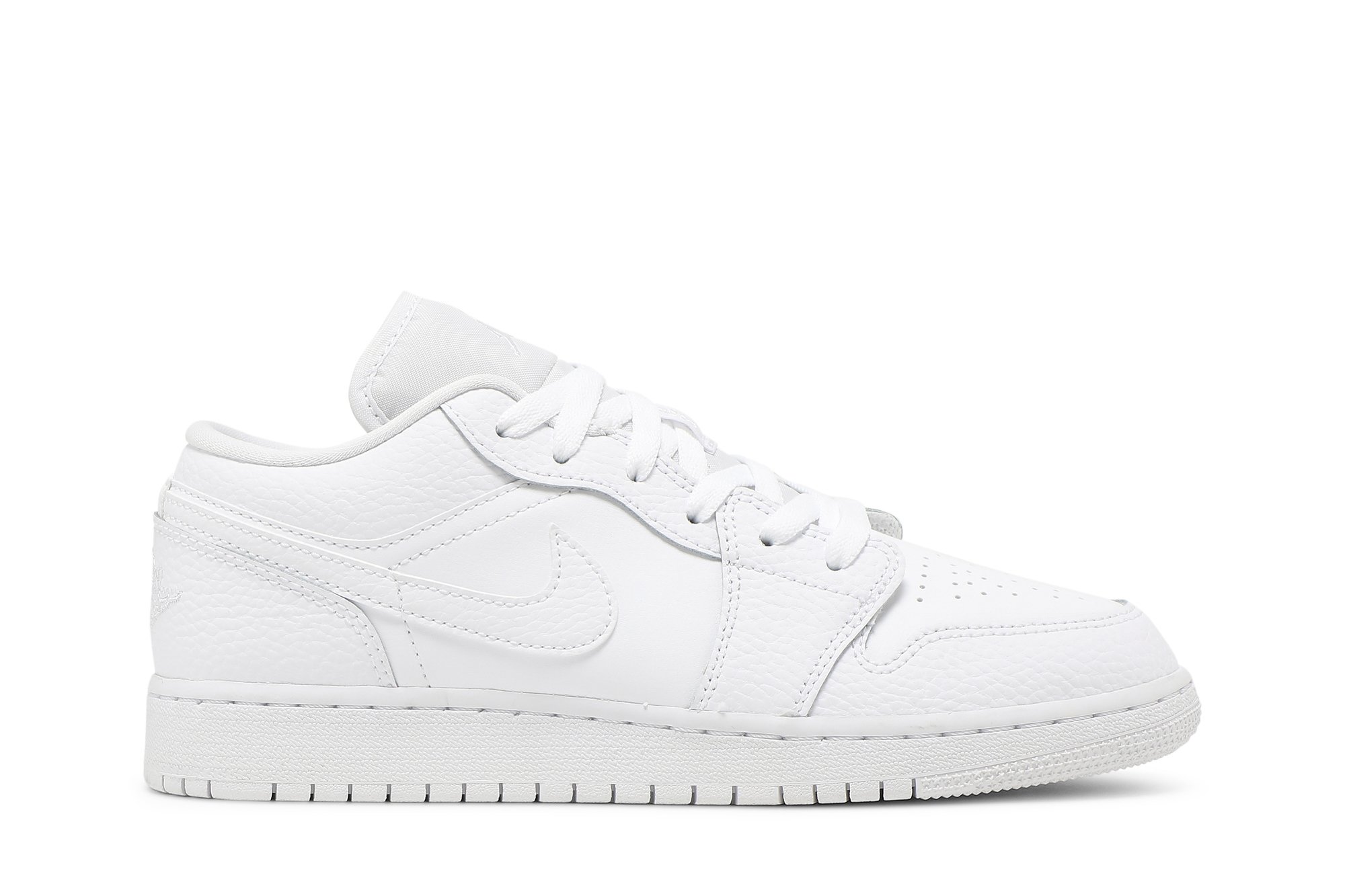 Air Jordan 1 Low Gs Triple Blanc Suisse