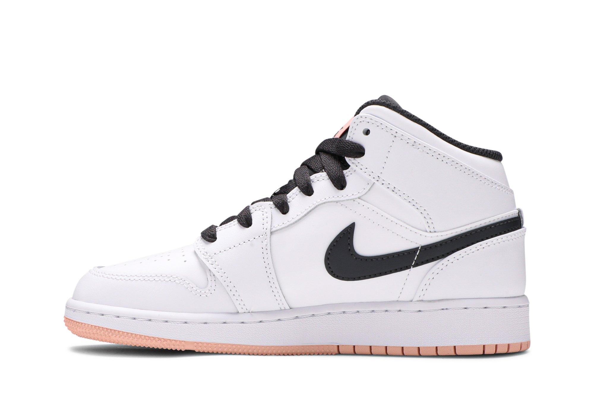Air Jordan 1 Mid Gs Blanc Arctic Orange Suisse