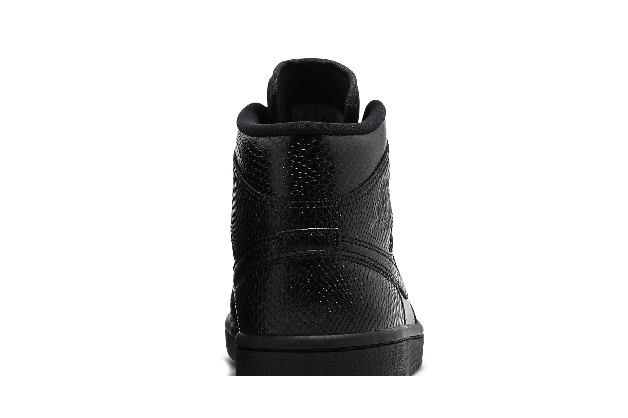 Wmns Air Jordan 1 Mid Noir Peau De Serpent Suisse