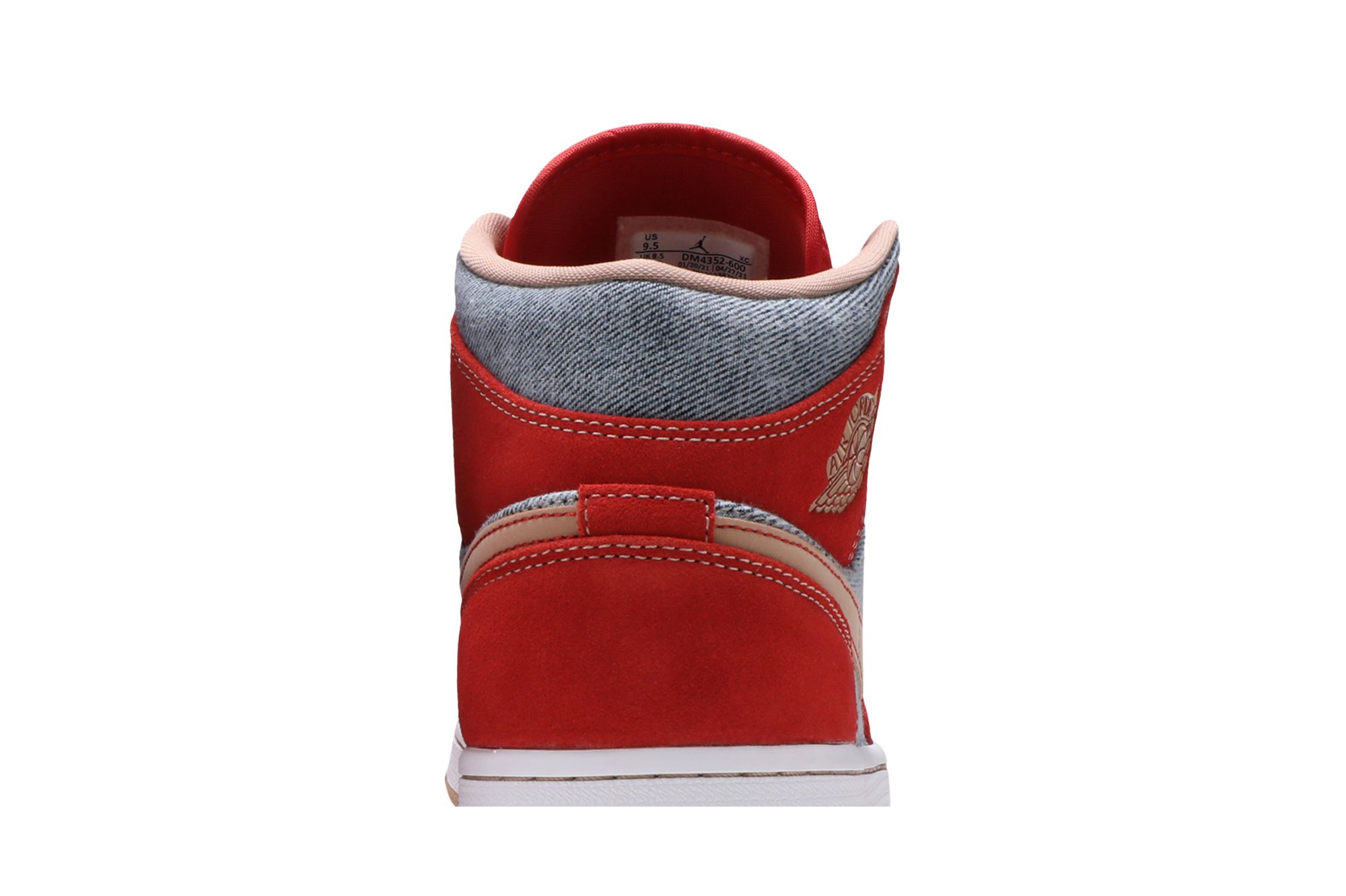 Air Jordan 1 Mid Denim Rouge Suisse