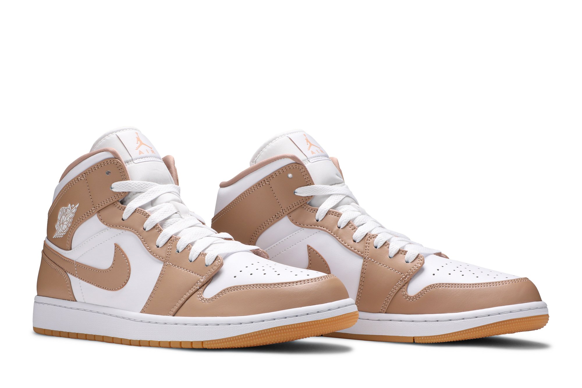 Air Jordan 1 Mid Tan Gum Suisse