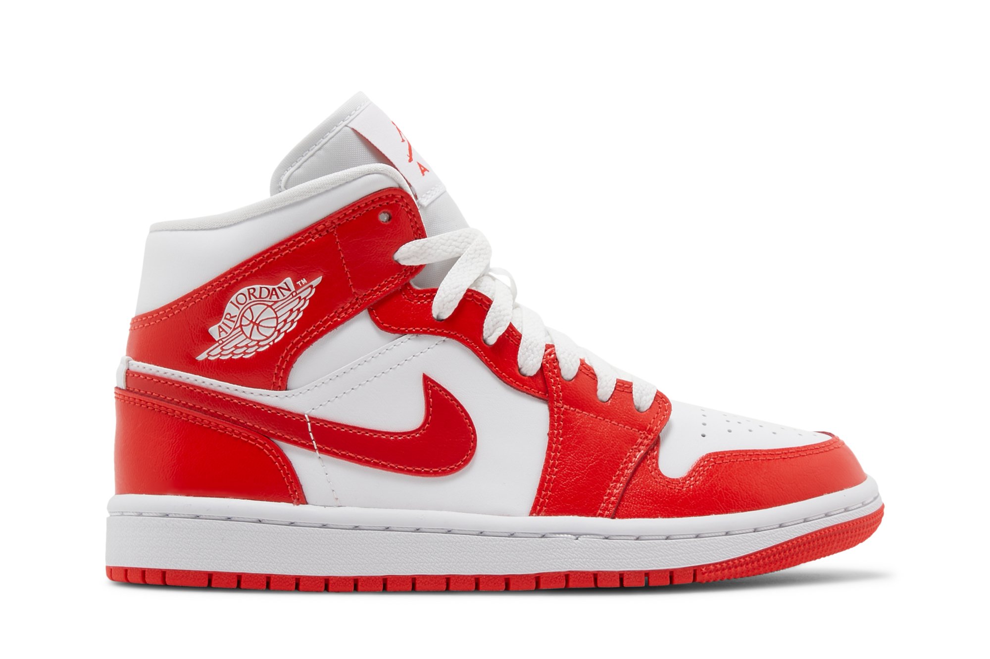 Wmns Air Jordan 1 Mid Habanero Rouge Suisse