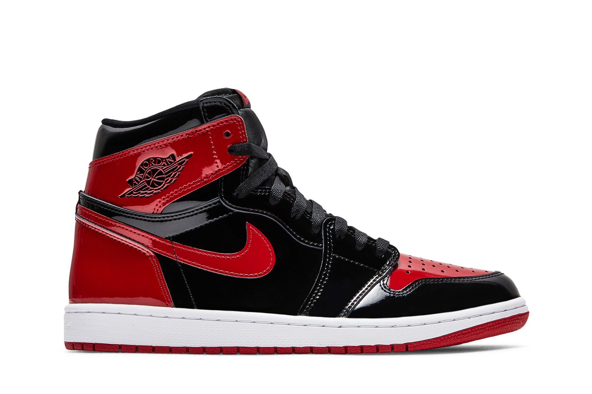Air Jordan 1 Retro High Og Style Patent Bred Suisse