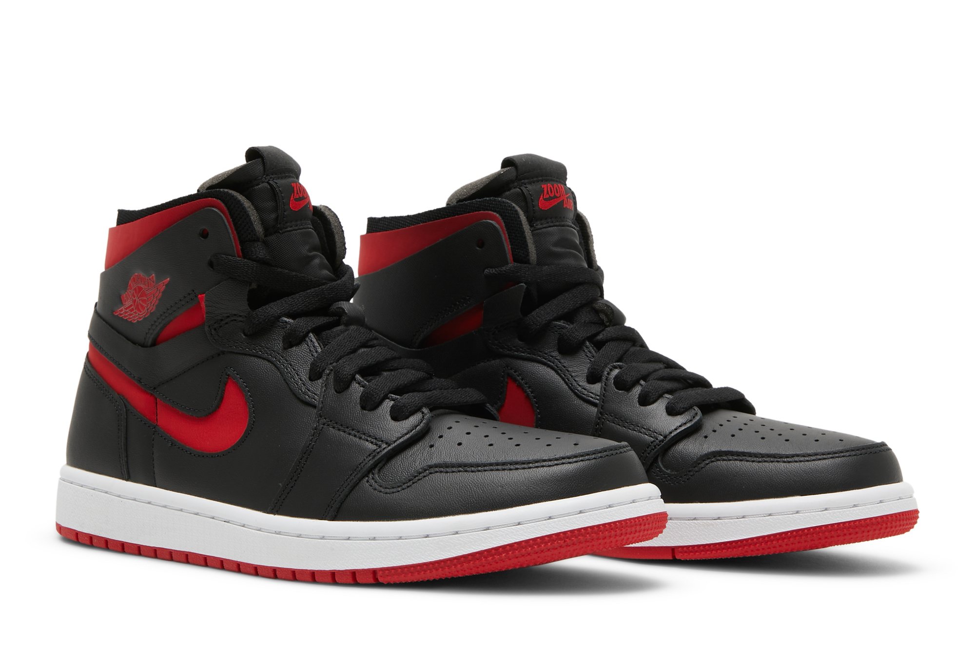 Wmns Air Jordan 1 High Zoom Comfort Noir Université Rouge Suisse
