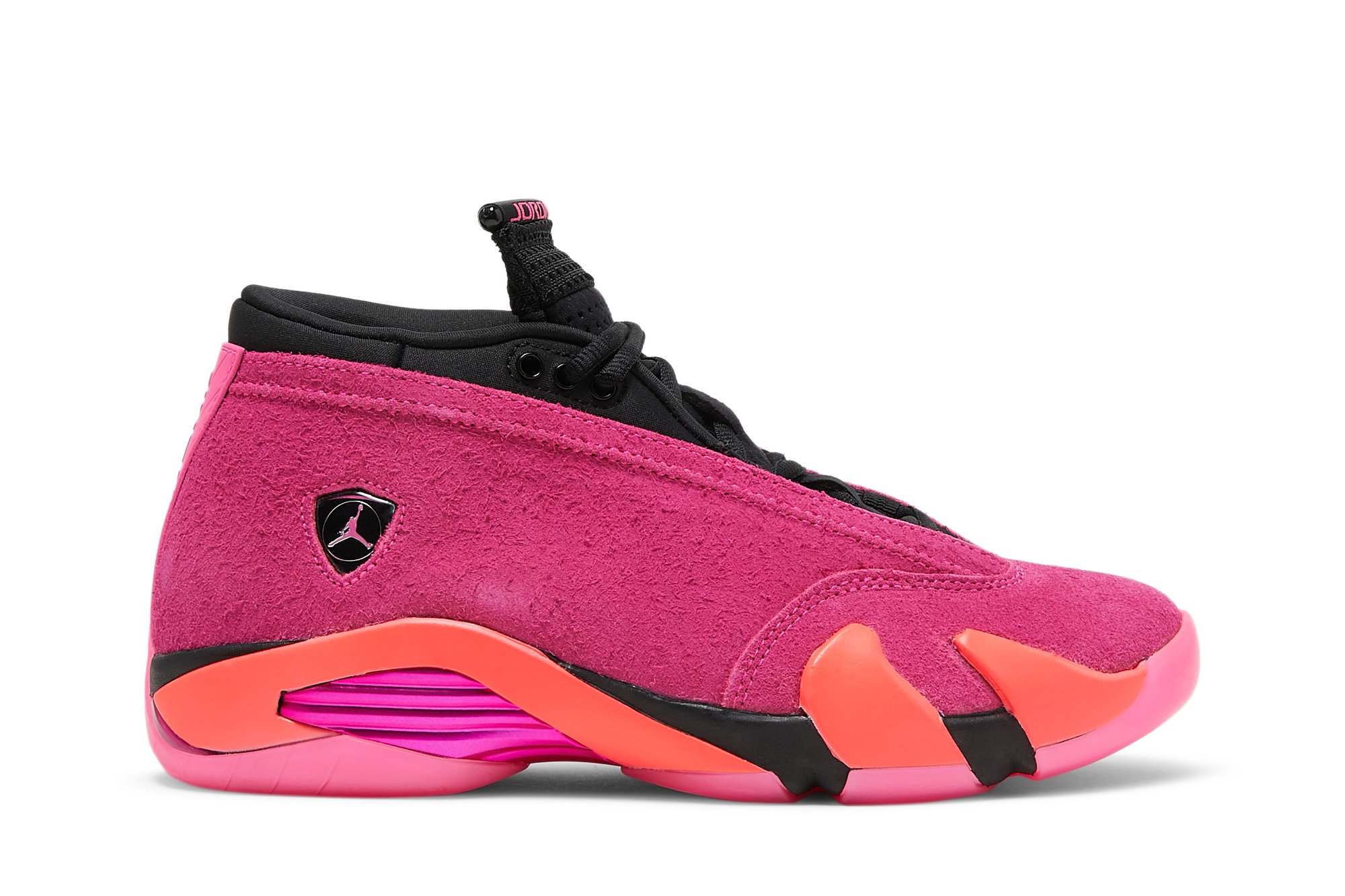 Wmns Air Jordan 14 Retro Low Shocking Rose Suisse