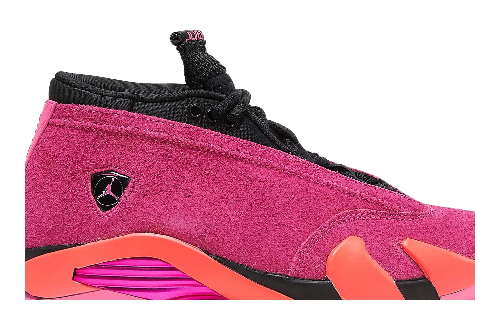 Wmns Air Jordan 14 Retro Low Shocking Rose Suisse
