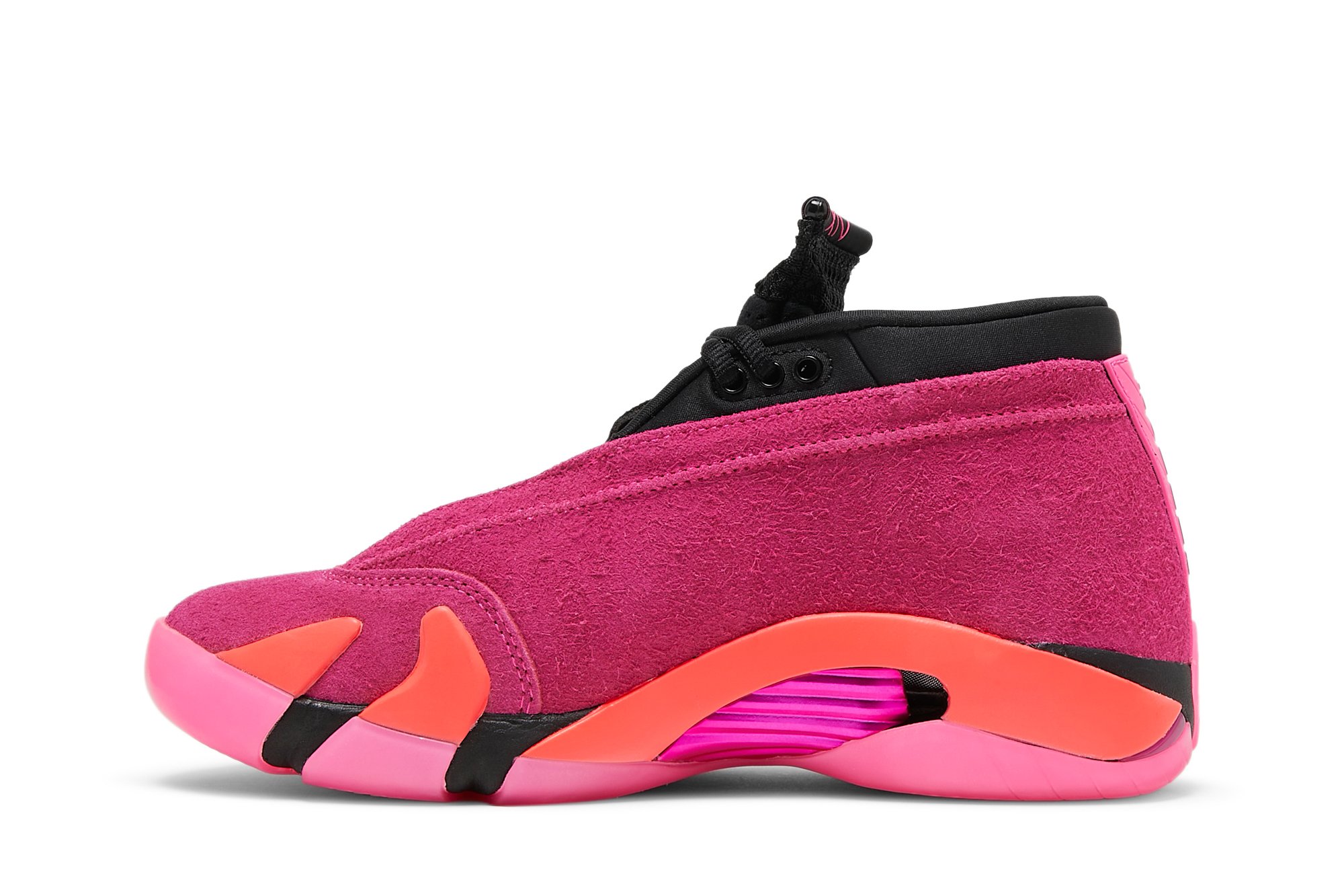 Wmns Air Jordan 14 Retro Low Shocking Rose Suisse