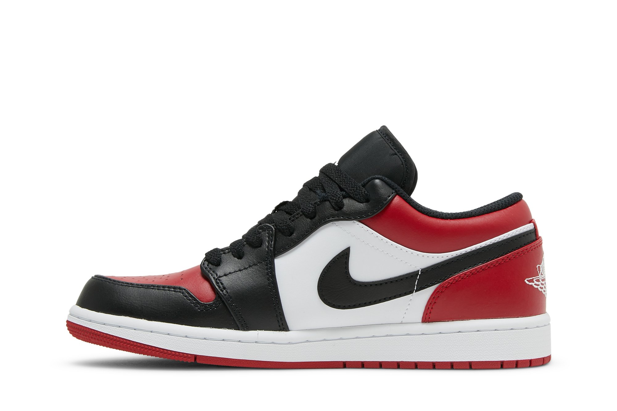 Air Jordan 1 Low Style Bred Toe Suisse
