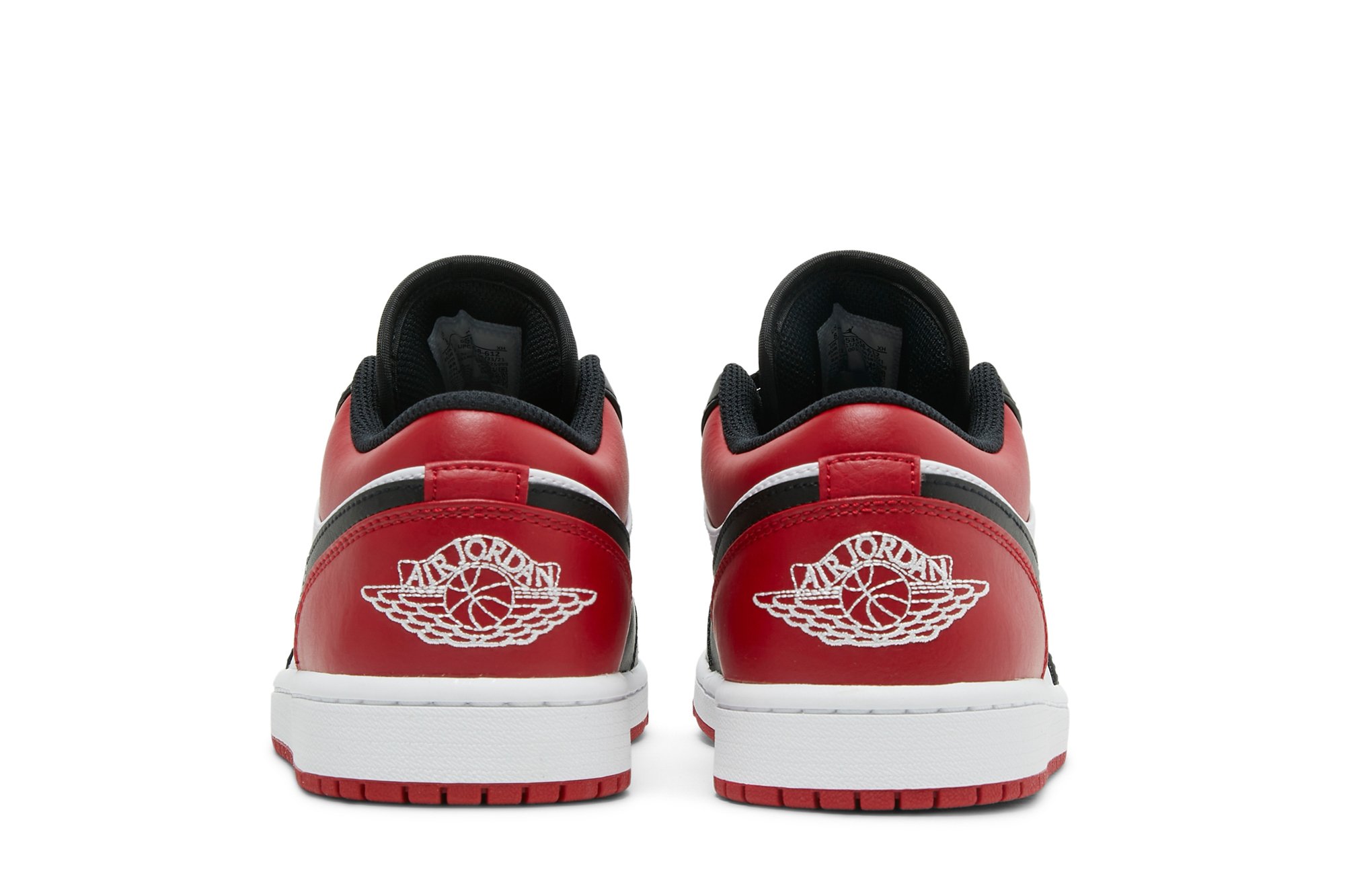 Air Jordan 1 Low Style Bred Toe Suisse