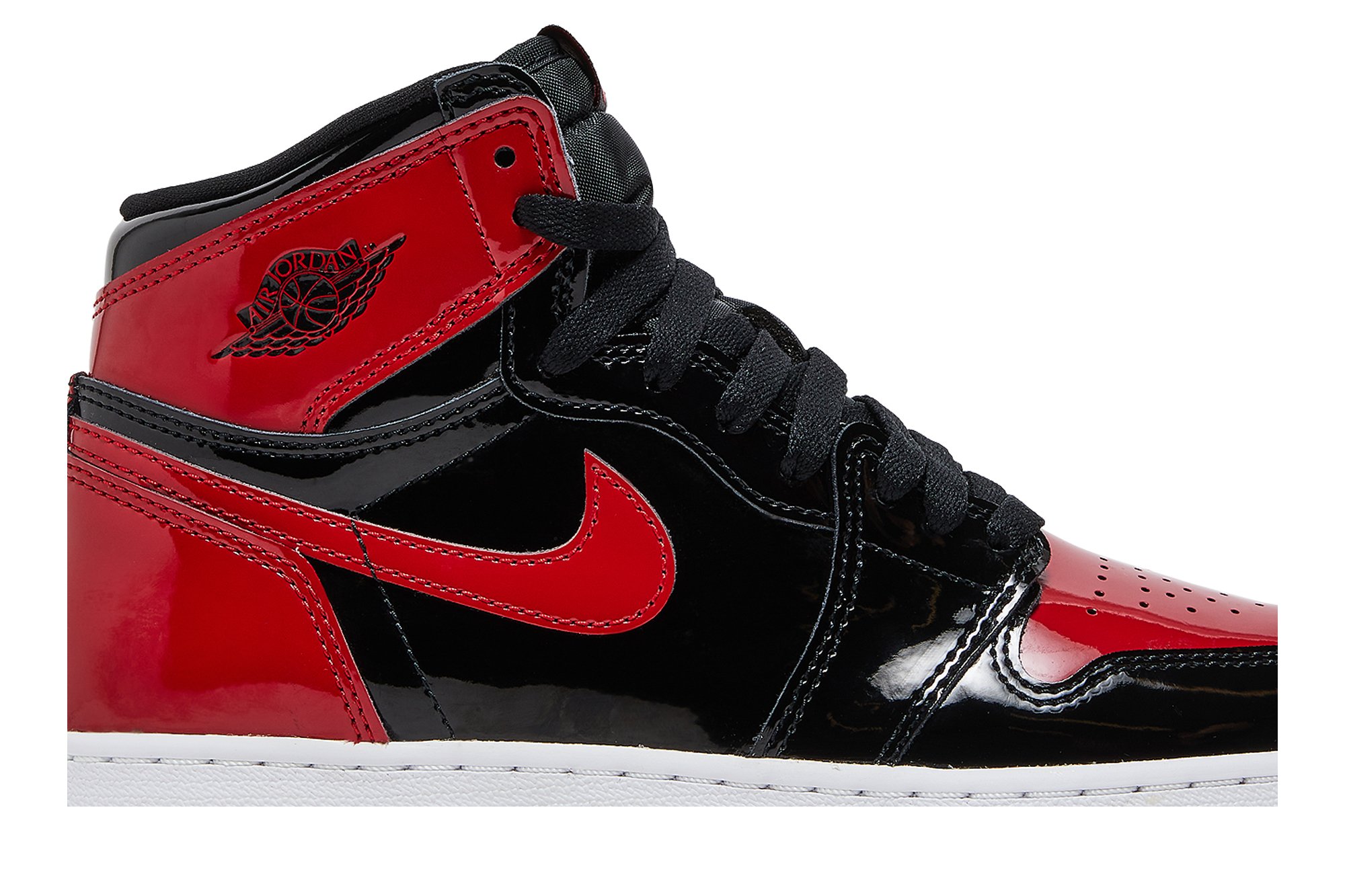 Air Jordan 1 Retro High Og Gs Patent Bred Suisse