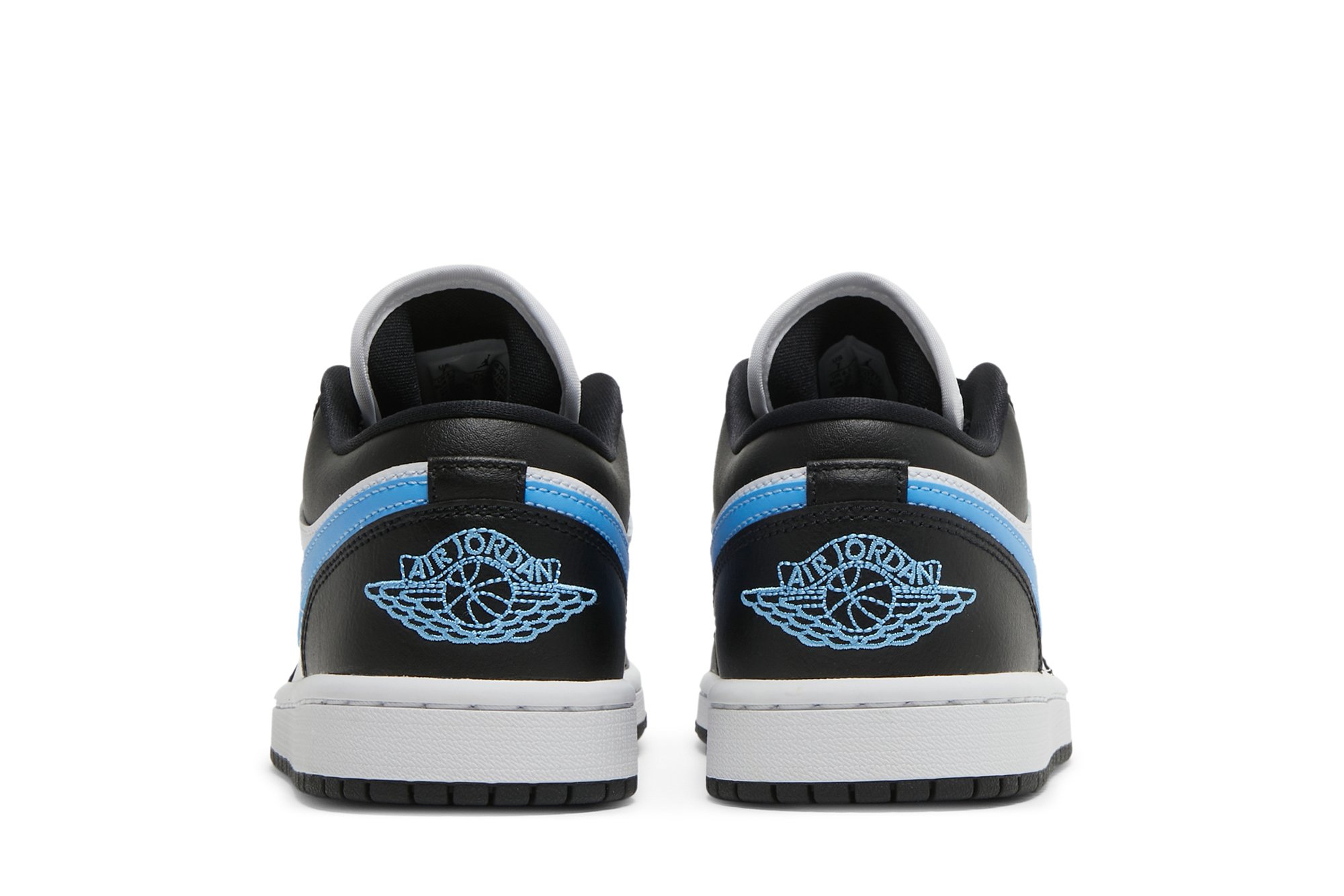 Wmns Air Jordan 1 Low Noir Université Bleu Suisse