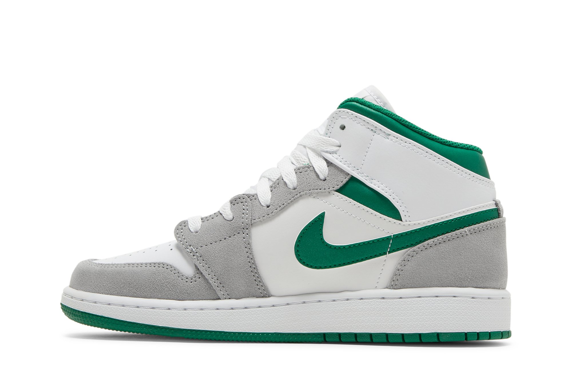 Air Jordan 1 Mid Se Gs Gris Pin Vert Suisse
