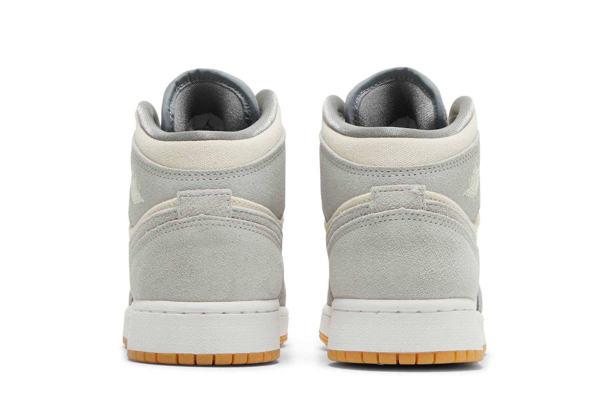 Air Jordan 1 Mid Se Gs Lait De Coco Particule Gris Suisse