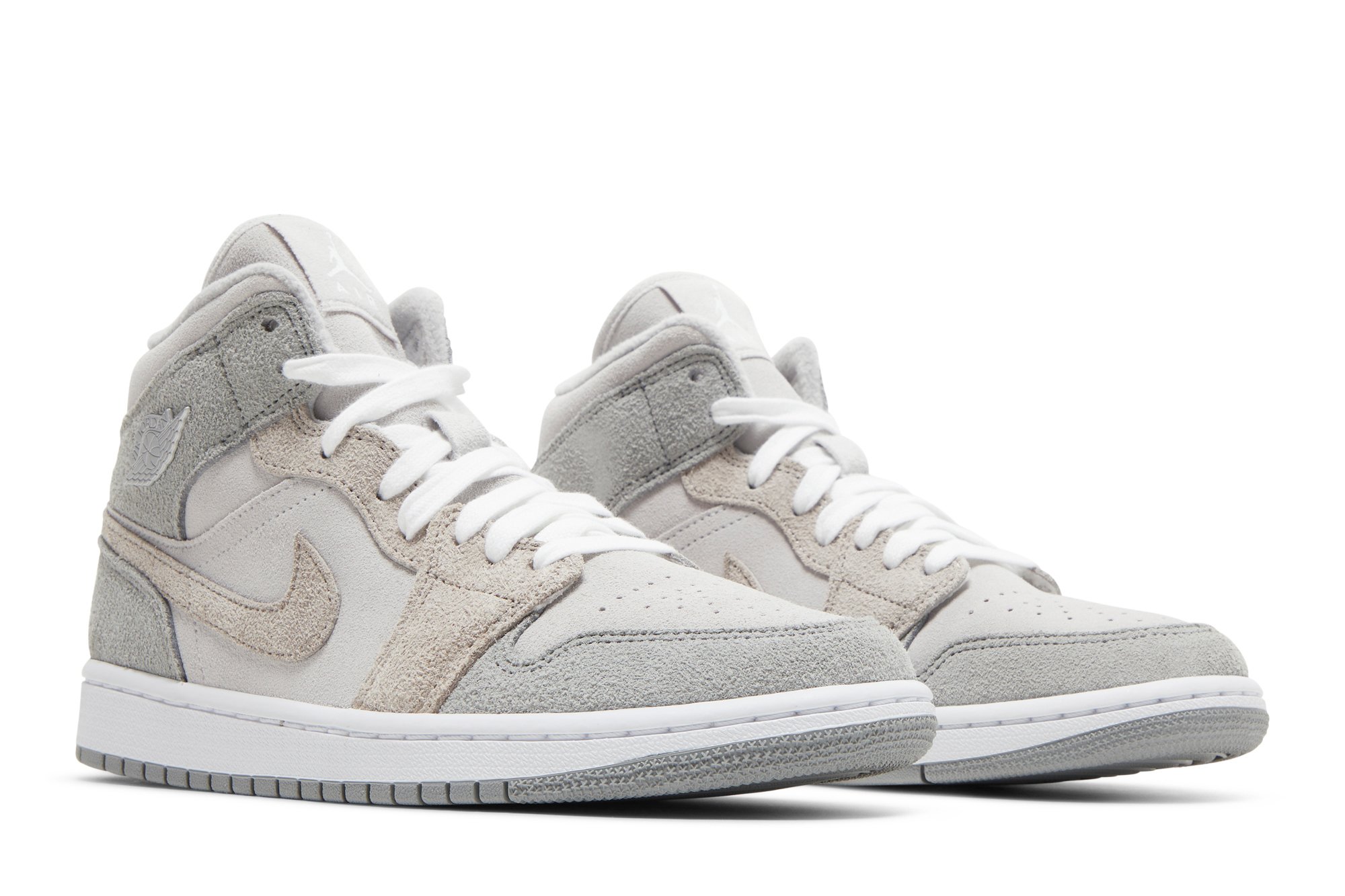 Wmns Air Jordan 1 Mid Se Particule Gris Suisse