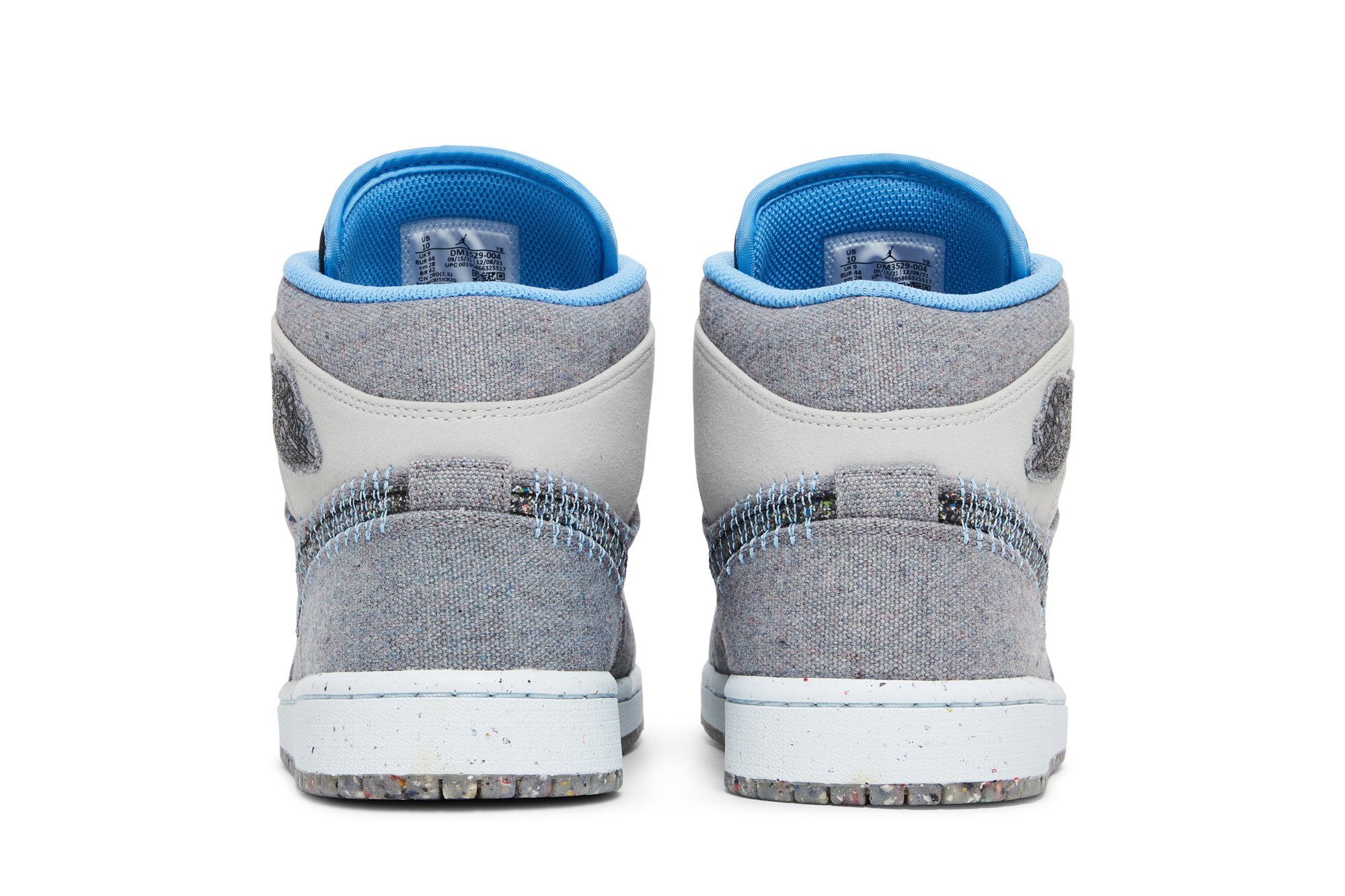 Air Jordan 1 Mid Cratère Gris Université Bleu Suisse