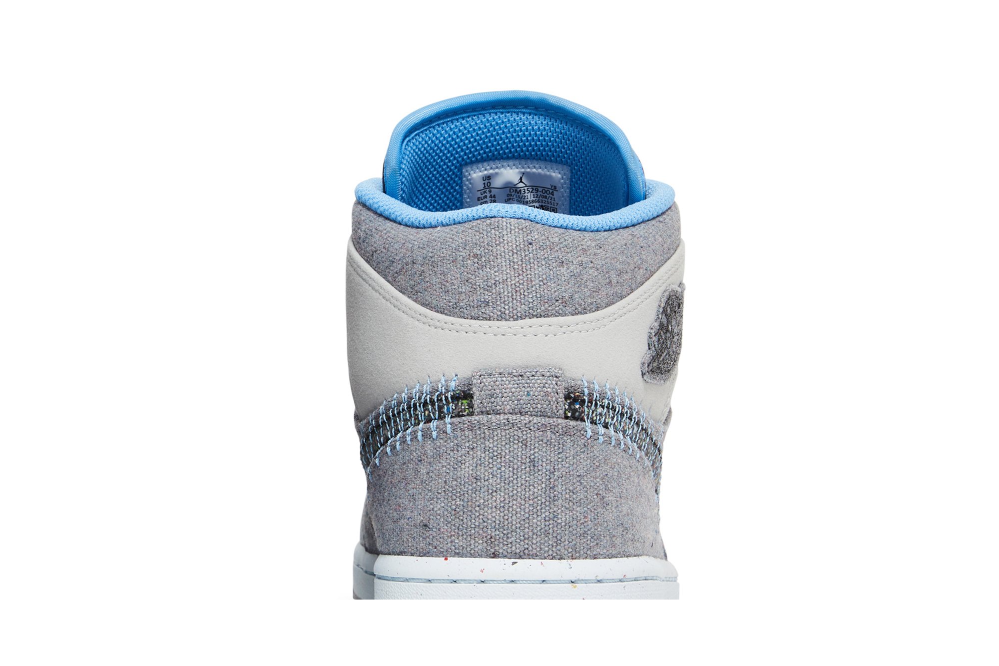 Air Jordan 1 Mid Cratère Gris Université Bleu Suisse