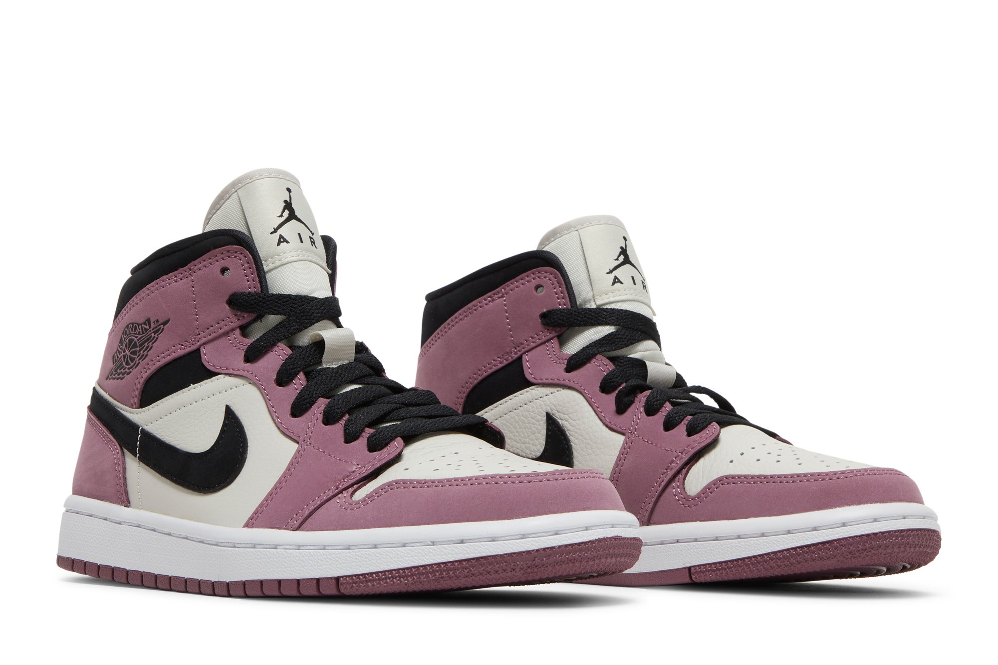 Wmns Air Jordan 1 Mid Se Berry Rose Suisse