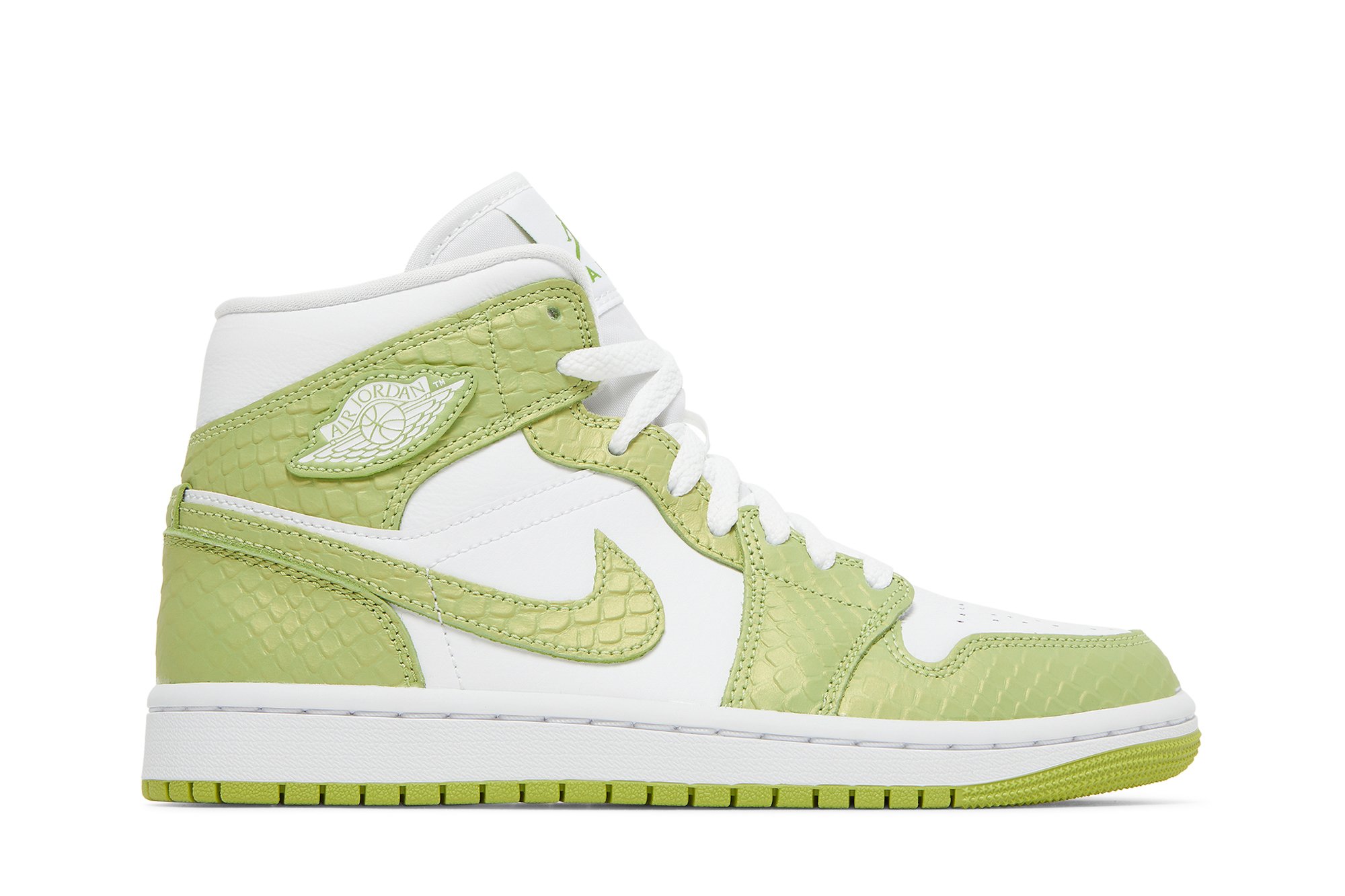 Wmns Air Jordan 1 Mid Se Vert Python Suisse
