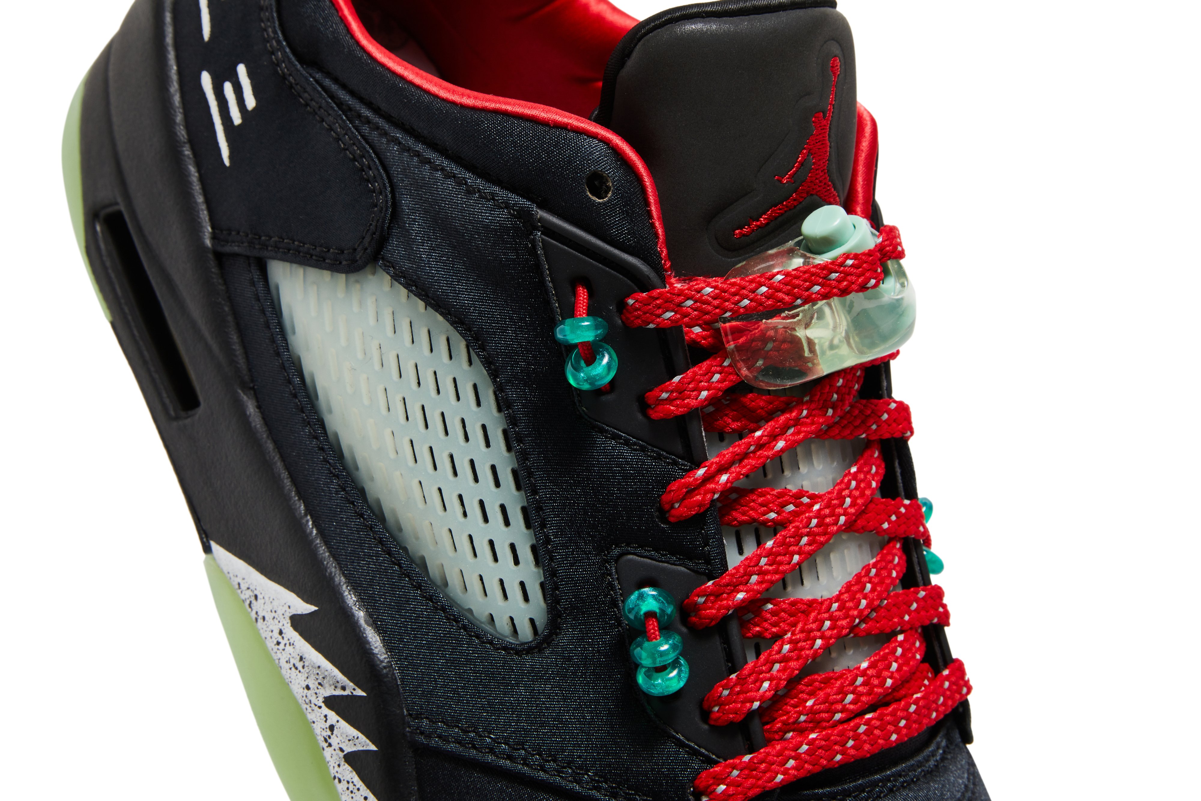 Caillot X Air Jordan 5 Retro Low Jade Suisse