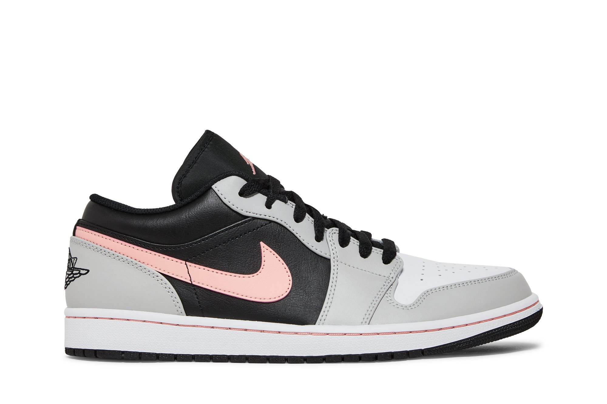 Air Jordan 1 Low Gris Brouillard Bleached Coral Suisse