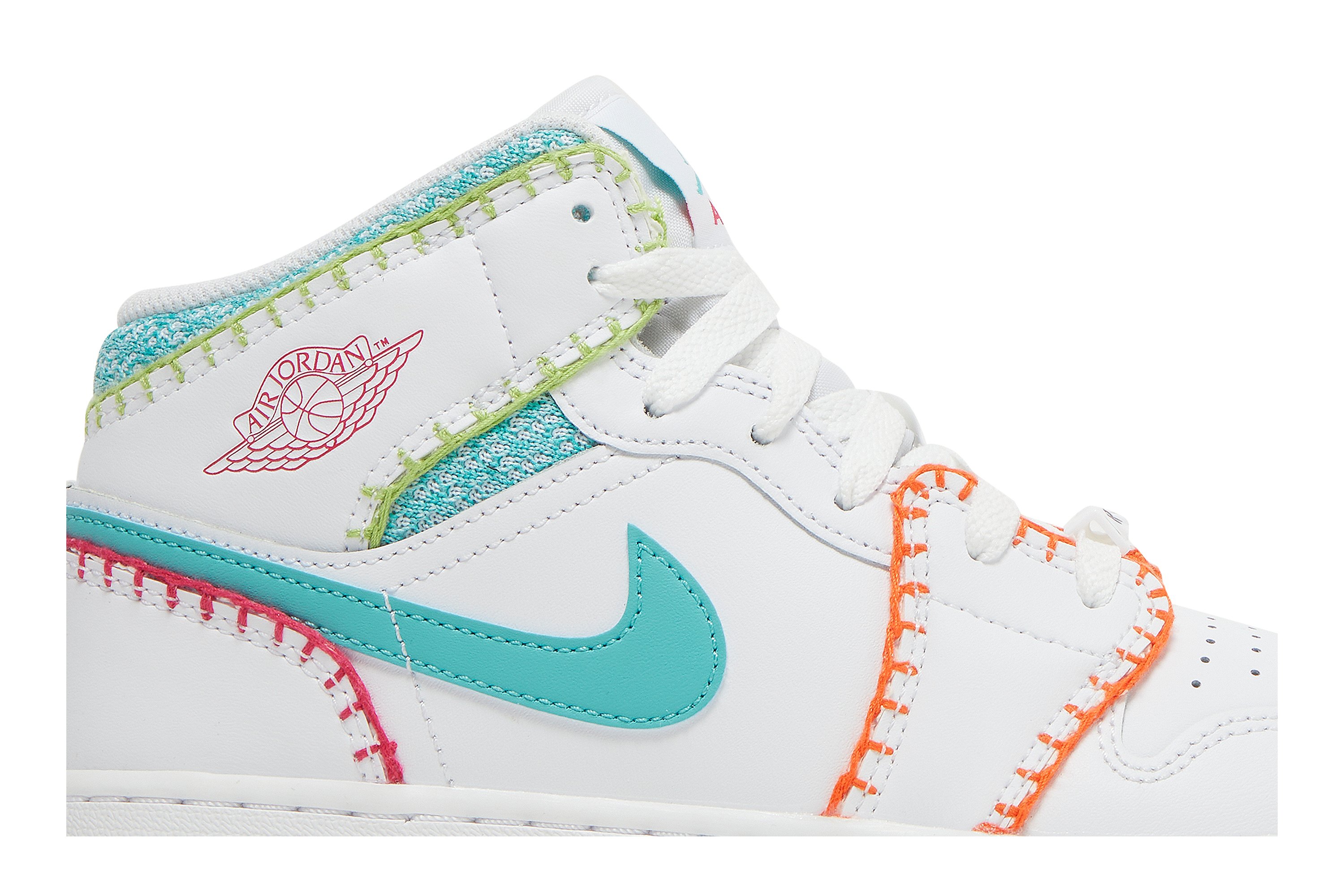 Air Jordan 1 Mid Se Gs Multi Knit Suisse