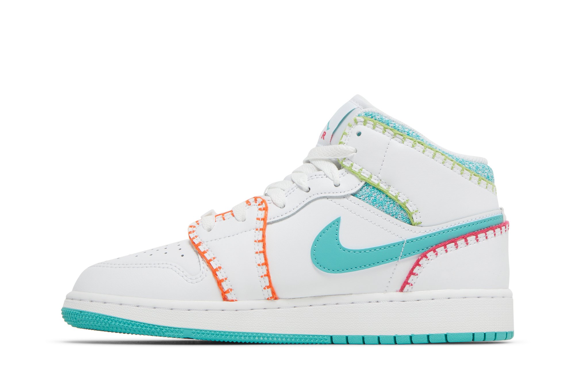 Air Jordan 1 Mid Se Gs Multi Knit Suisse