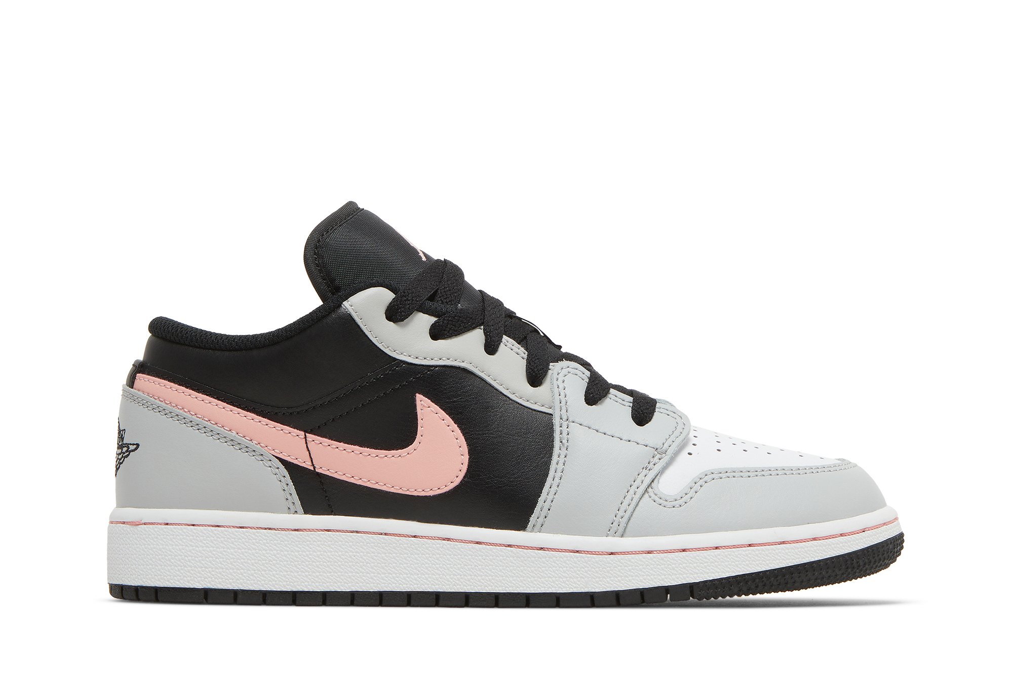 Air Jordan 1 Low Gs Gris Brouillard Bleached Coral Suisse