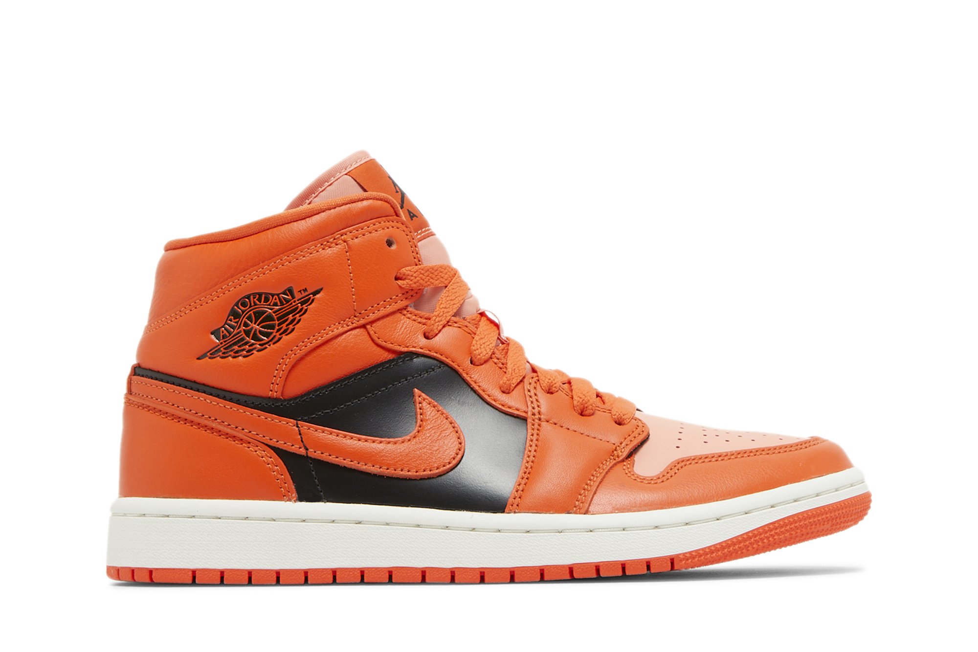 Wmns Air Jordan 1 Mid Se Rush Orange Suisse