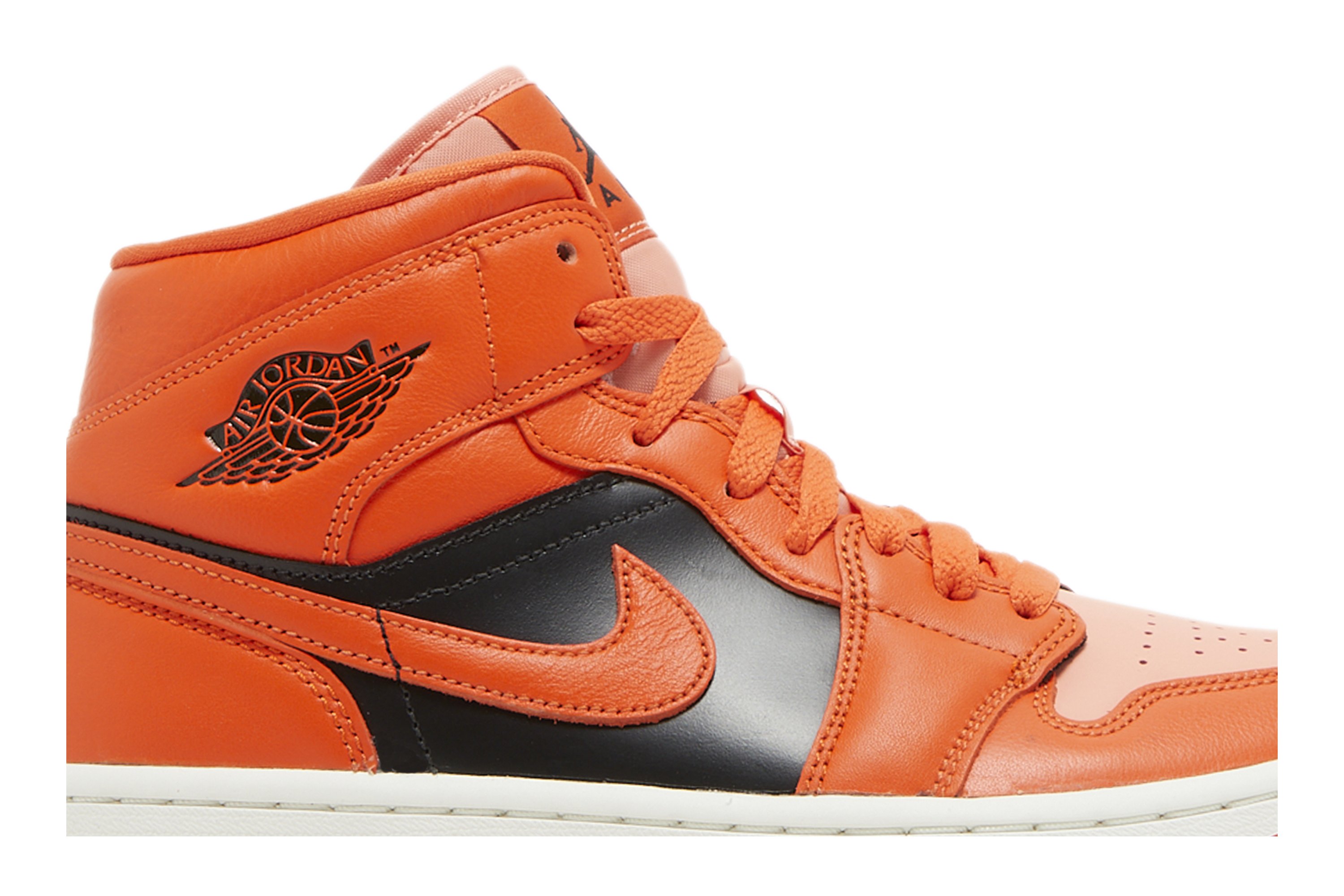 Wmns Air Jordan 1 Mid Se Rush Orange Suisse