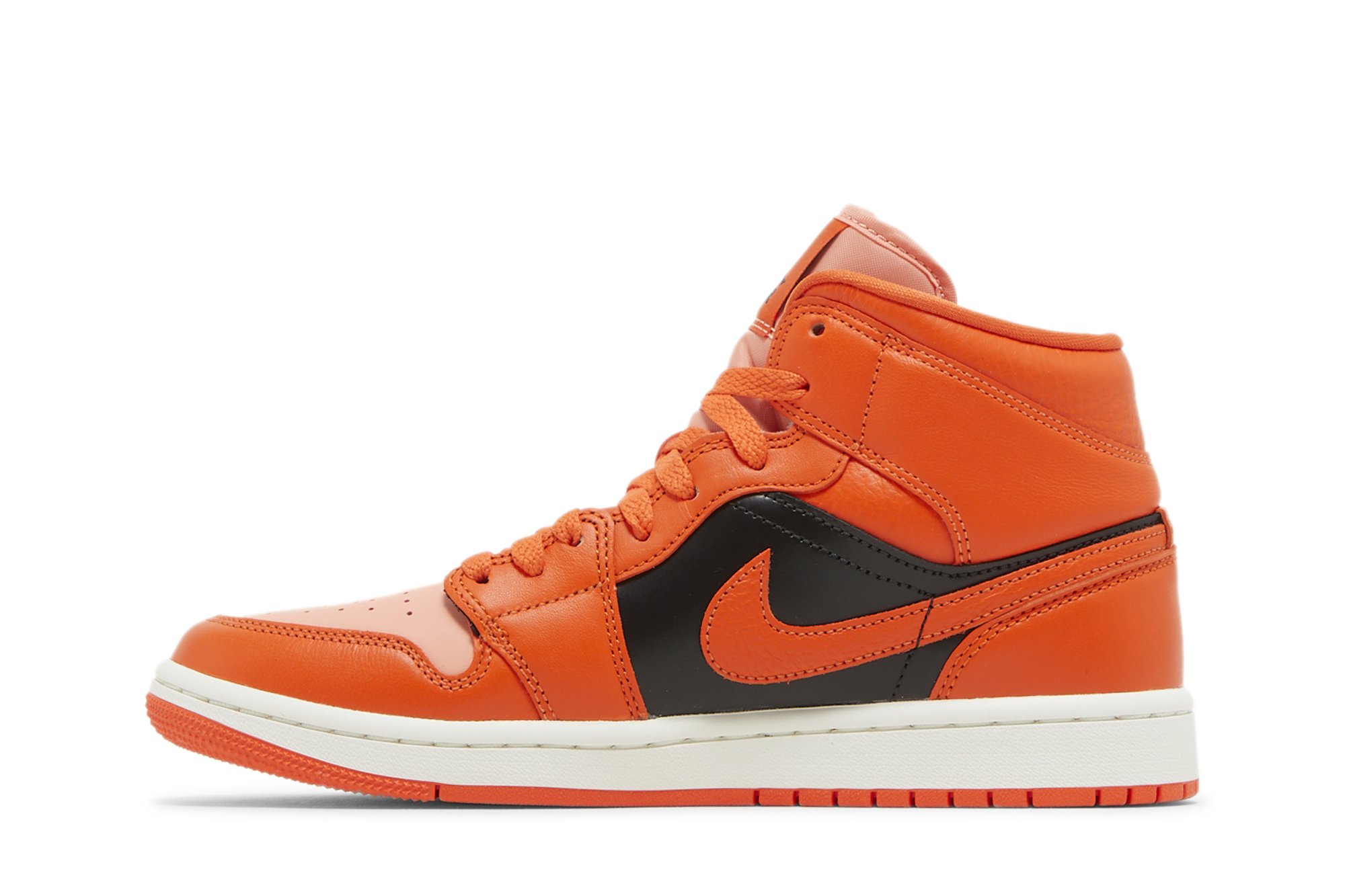 Wmns Air Jordan 1 Mid Se Rush Orange Suisse