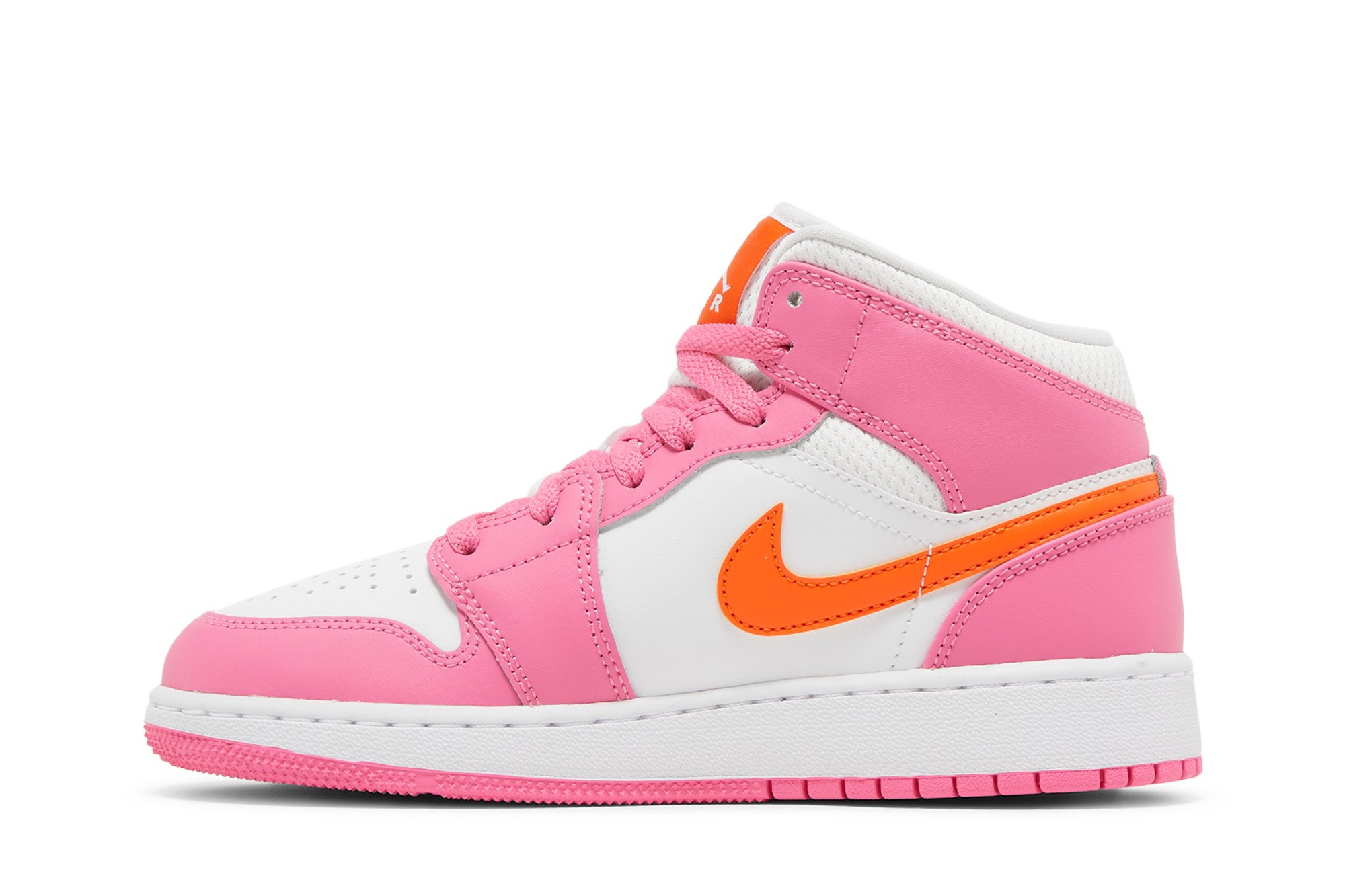 Air Jordan 1 Mid Gs Pinksicle Orange Suisse