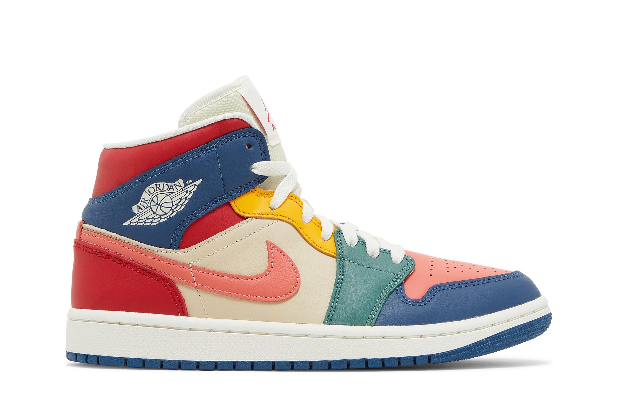 Wmns Air Jordan 1 Mid Se Multicolore Suisse