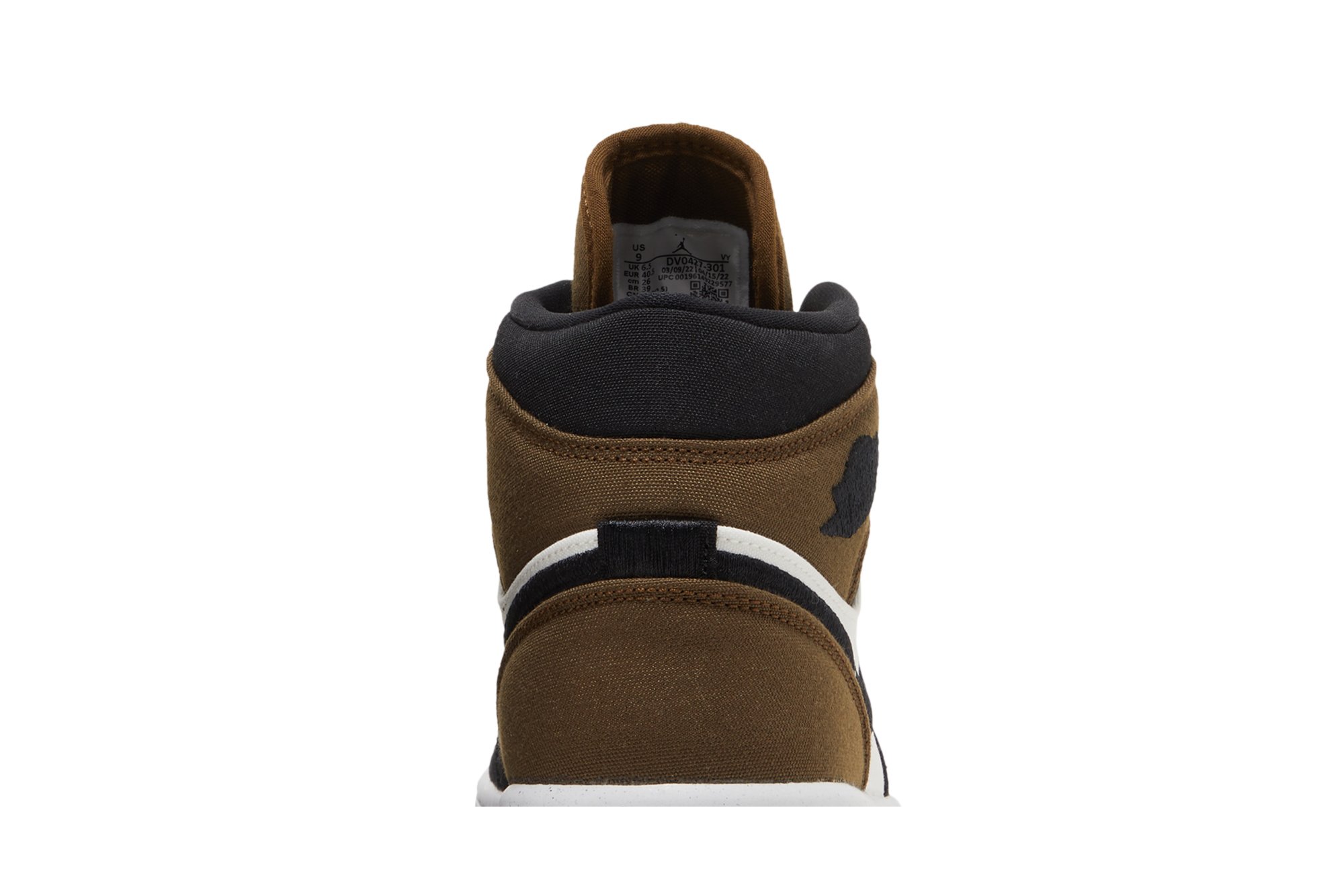 Wmns Air Jordan 1 Mid Se Olive Toe Suisse