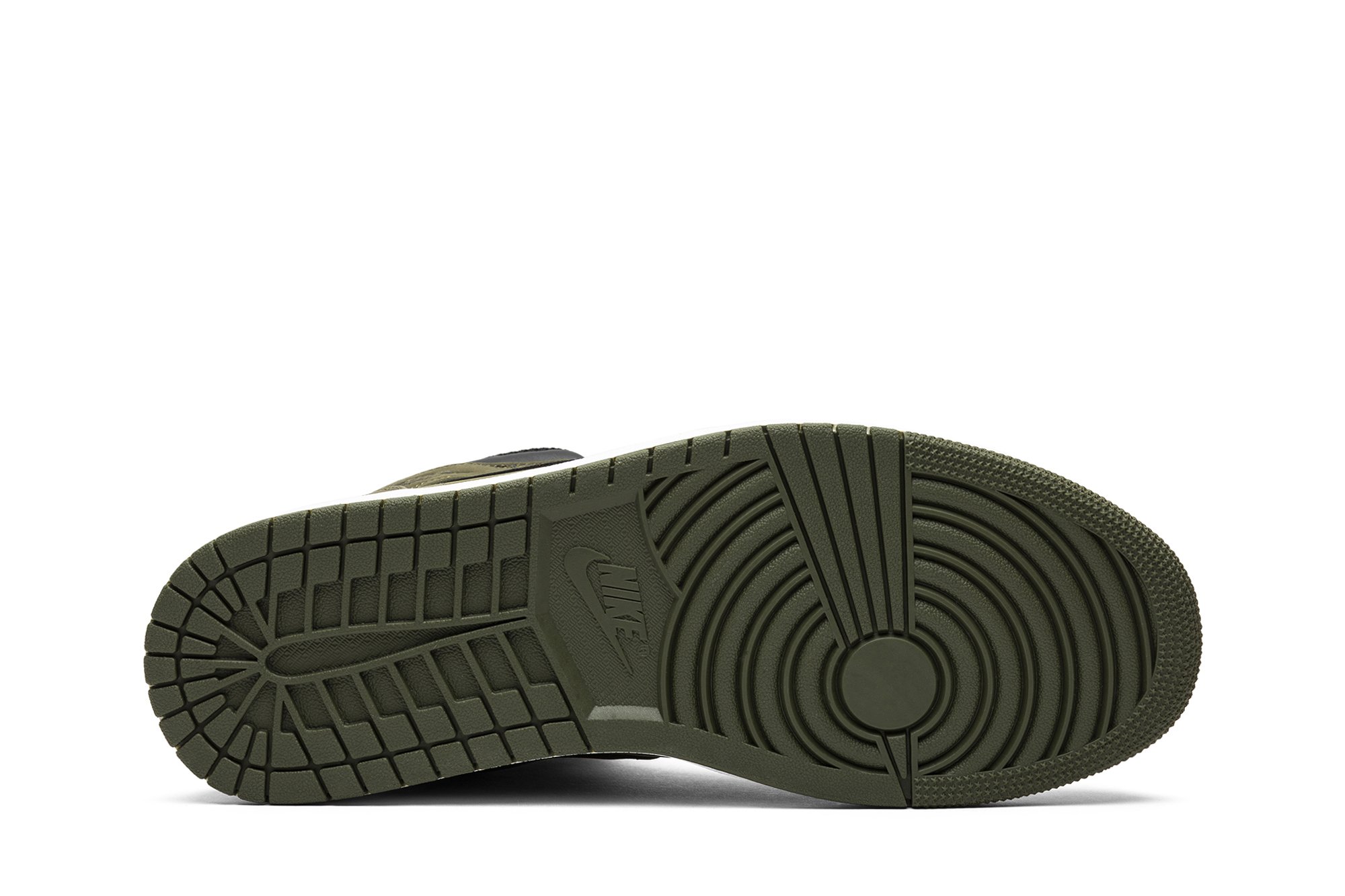 Air Jordan 1 Mid Toile Olive Suisse