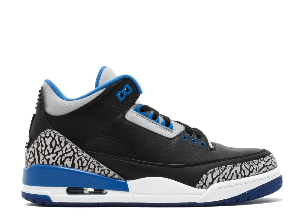 Air Jordan 3 Retro Sport Bleu Suisse