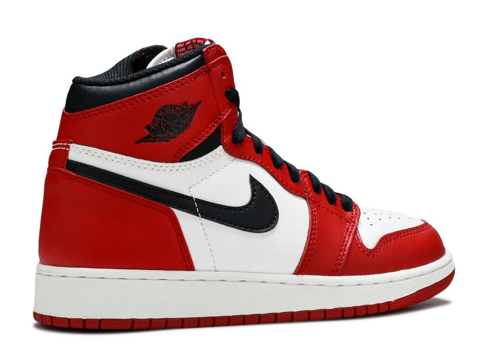 Air Jordan 1 Retro High Og Gs Chicago 2015 Chicago Blanc Suisse