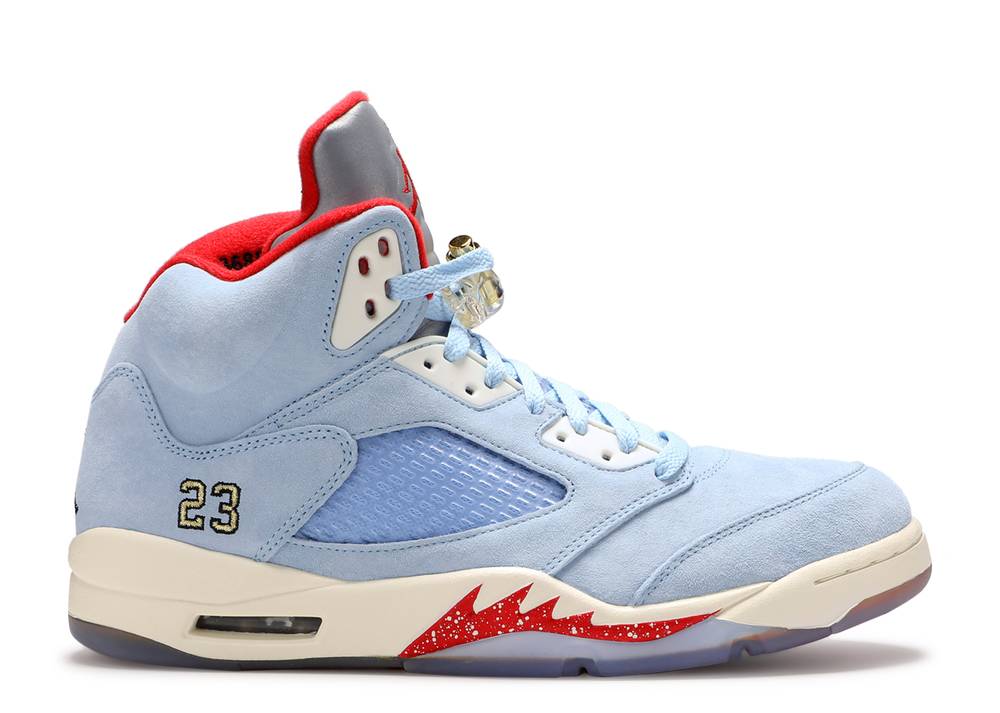 Trophy Room X Air Jordan 5 Retro Ice Bleu Suisse